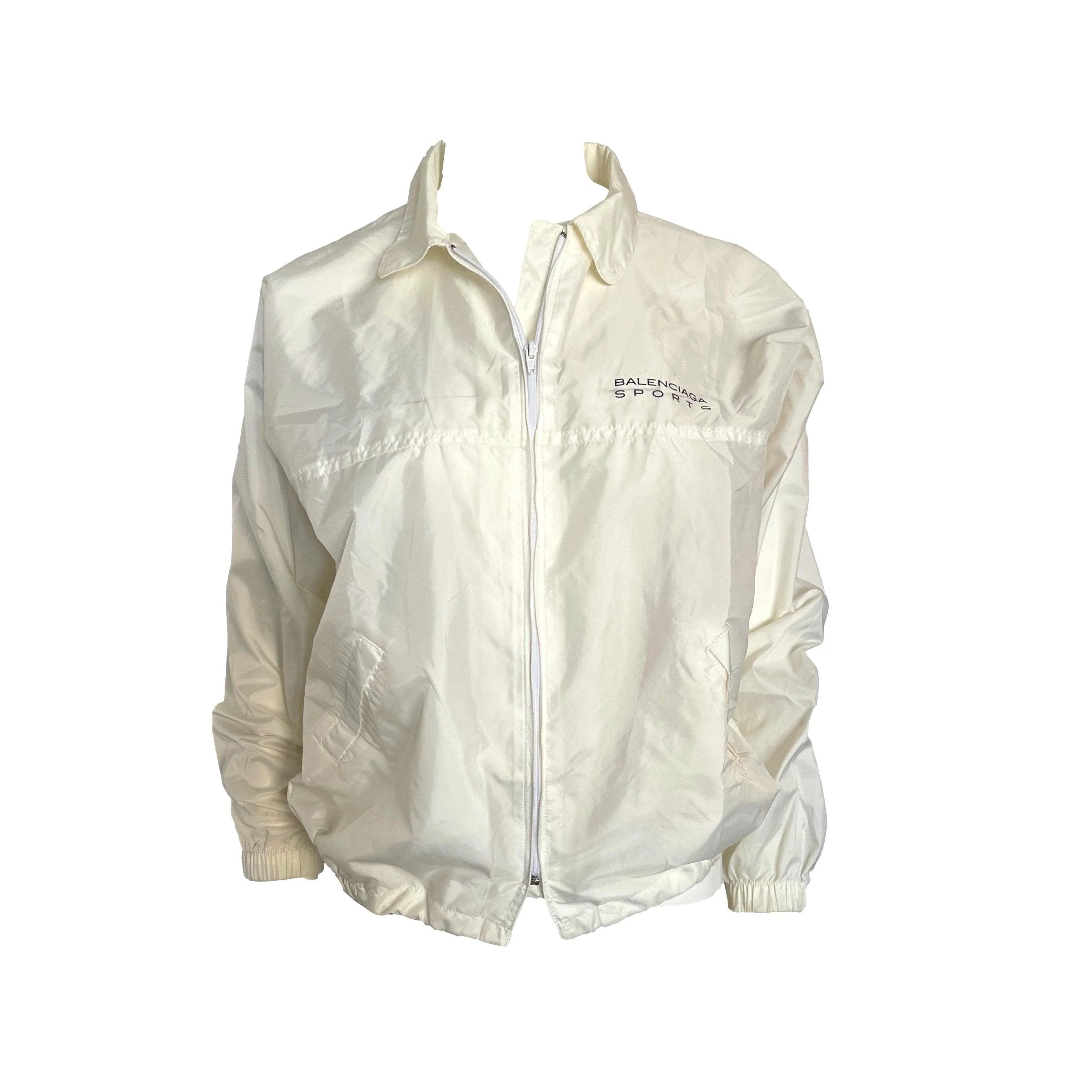 Balenciaga Off White Logo Windbreaker