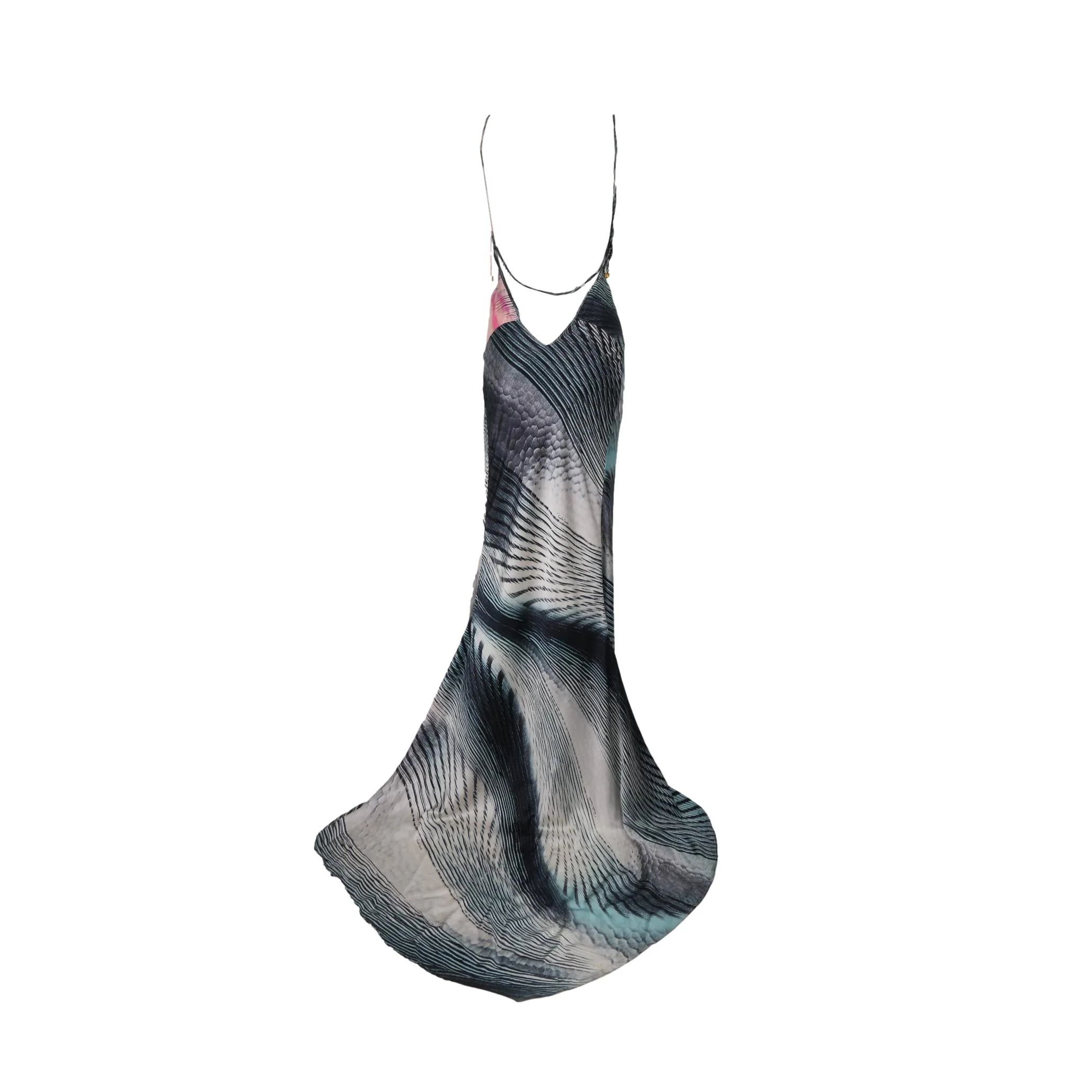 Roberto Cavalli Blue Eye Print Dress - Image 2