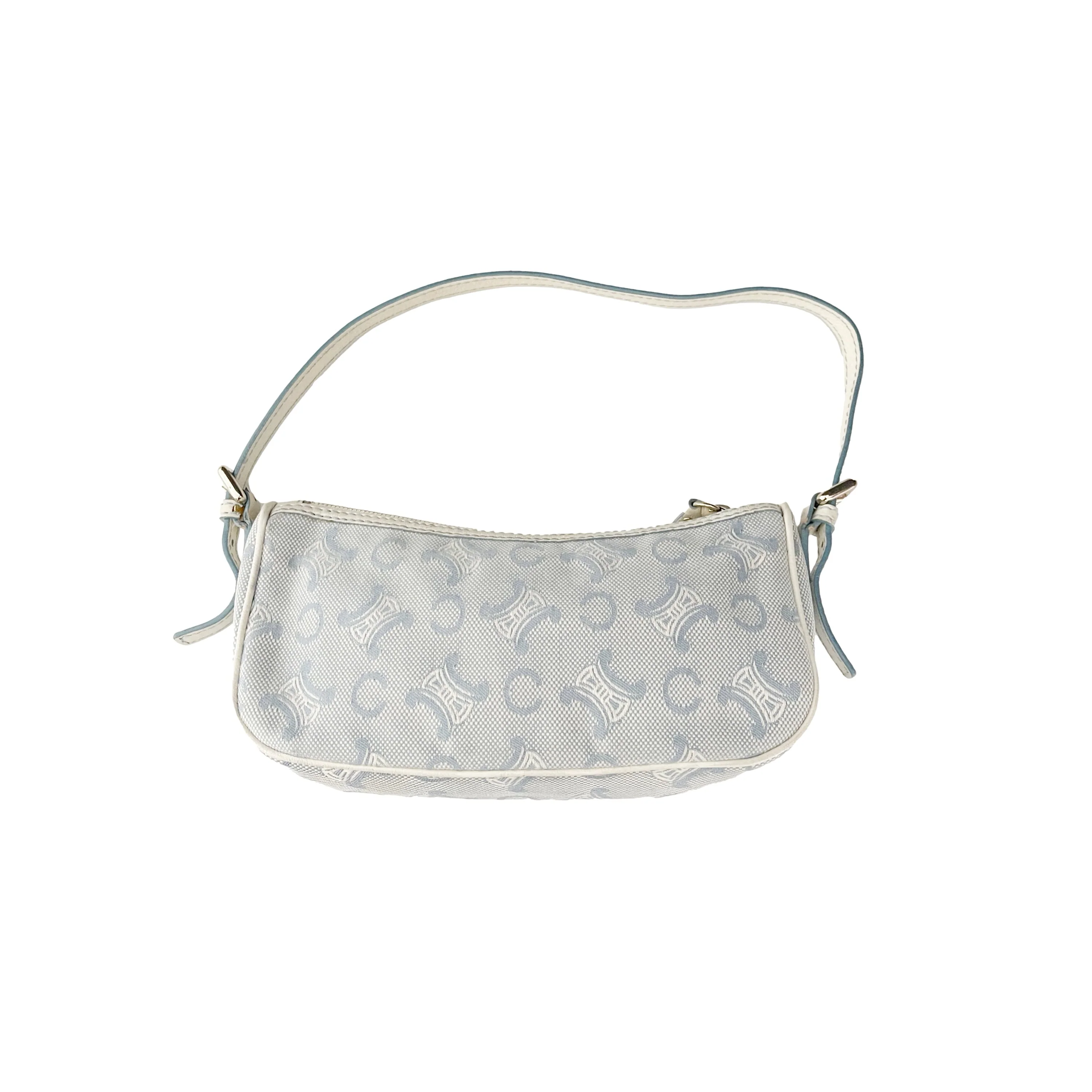 Celine Baby Blue Monogram Mini Shoulder Bag - Image 2