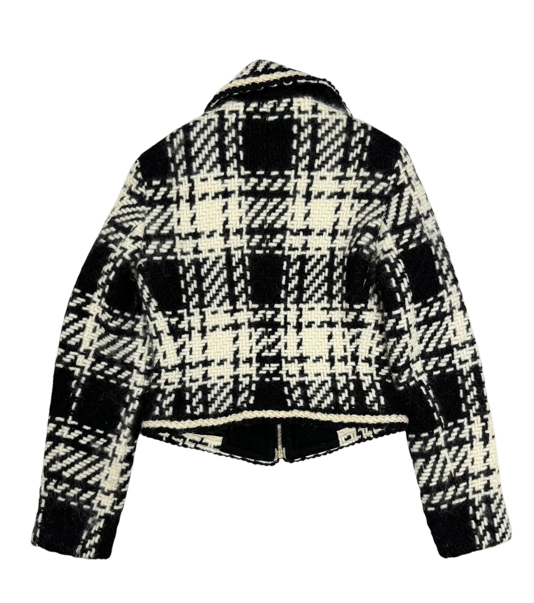 Celine Black + White Plaid Jacket - Image 2