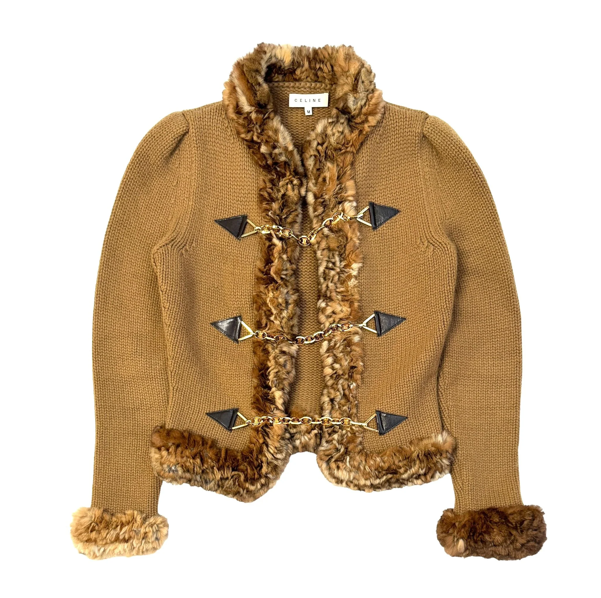 Celine Brown Fur Lined Jacket
