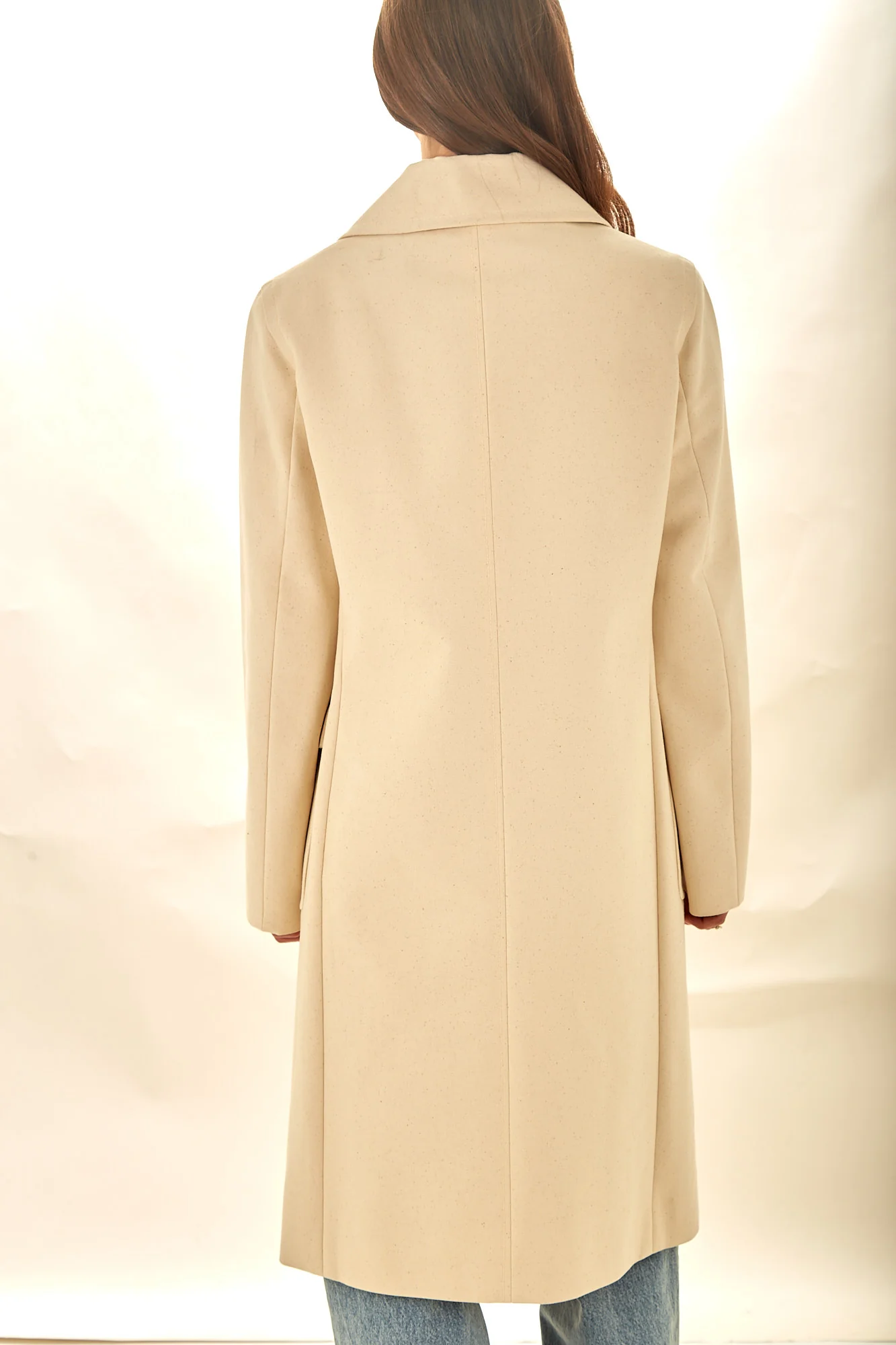 Celine Canvas Logo Button Coat - Image 4