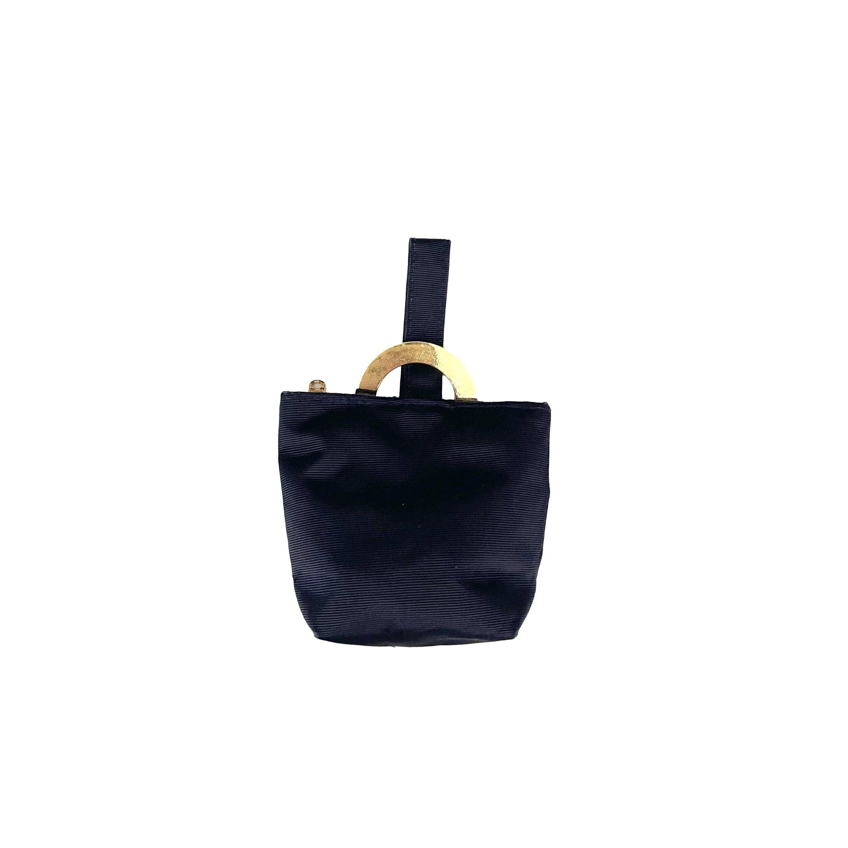 Celine Navy Micro Top Handle - Image 2