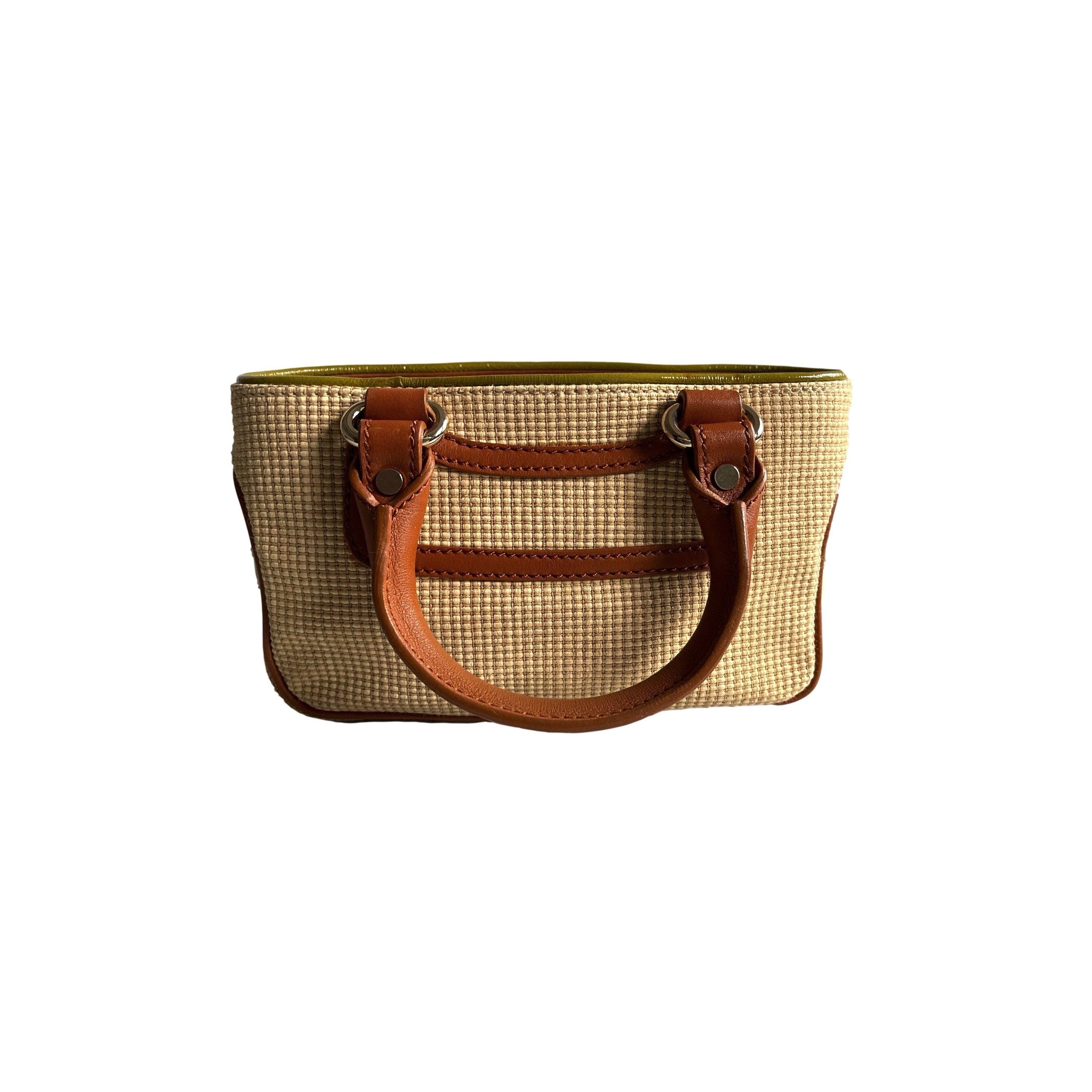 Celine Straw Mini Top Handle - Image 2