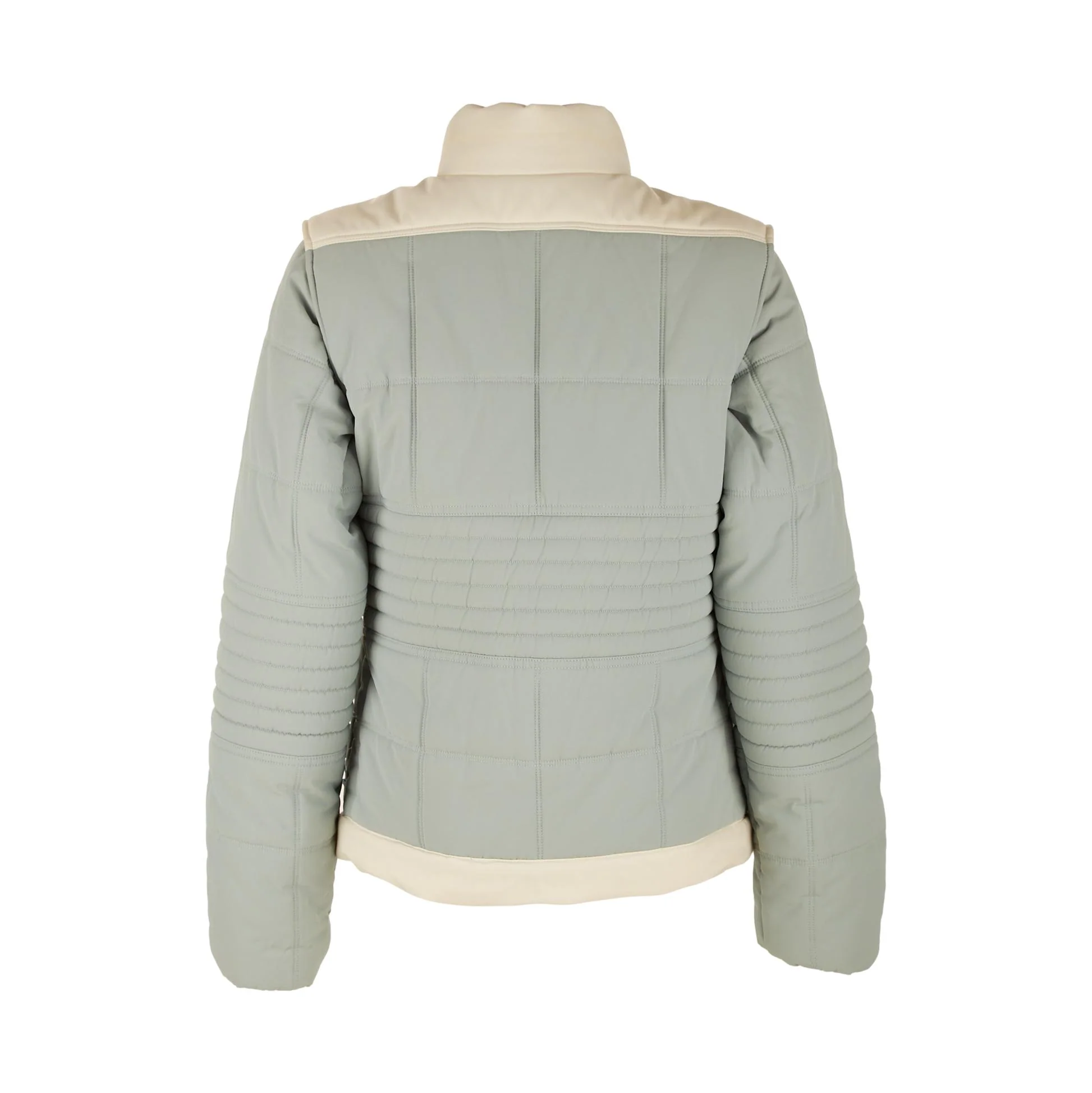 Chanel Baby Blue Logo Puffer Jacket - Image 2