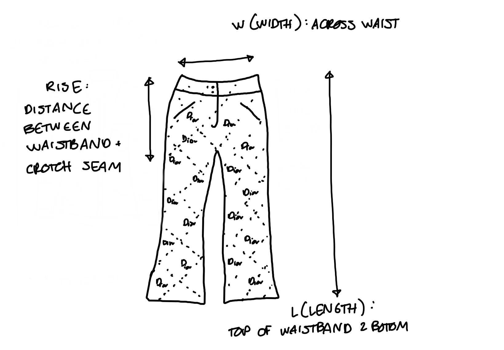Chanel Beige Logo Button Pants - Image 3