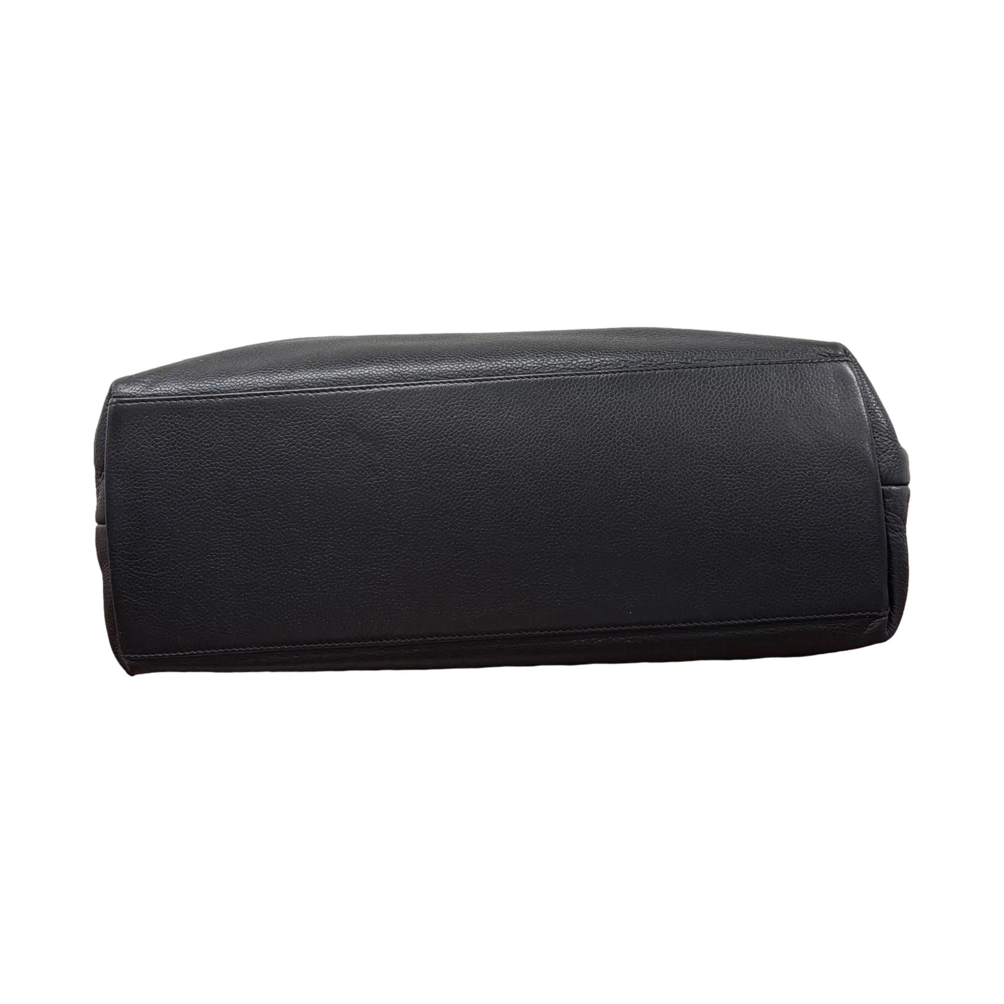 Chanel Black Caviar Structured Handle Bag - Image 5