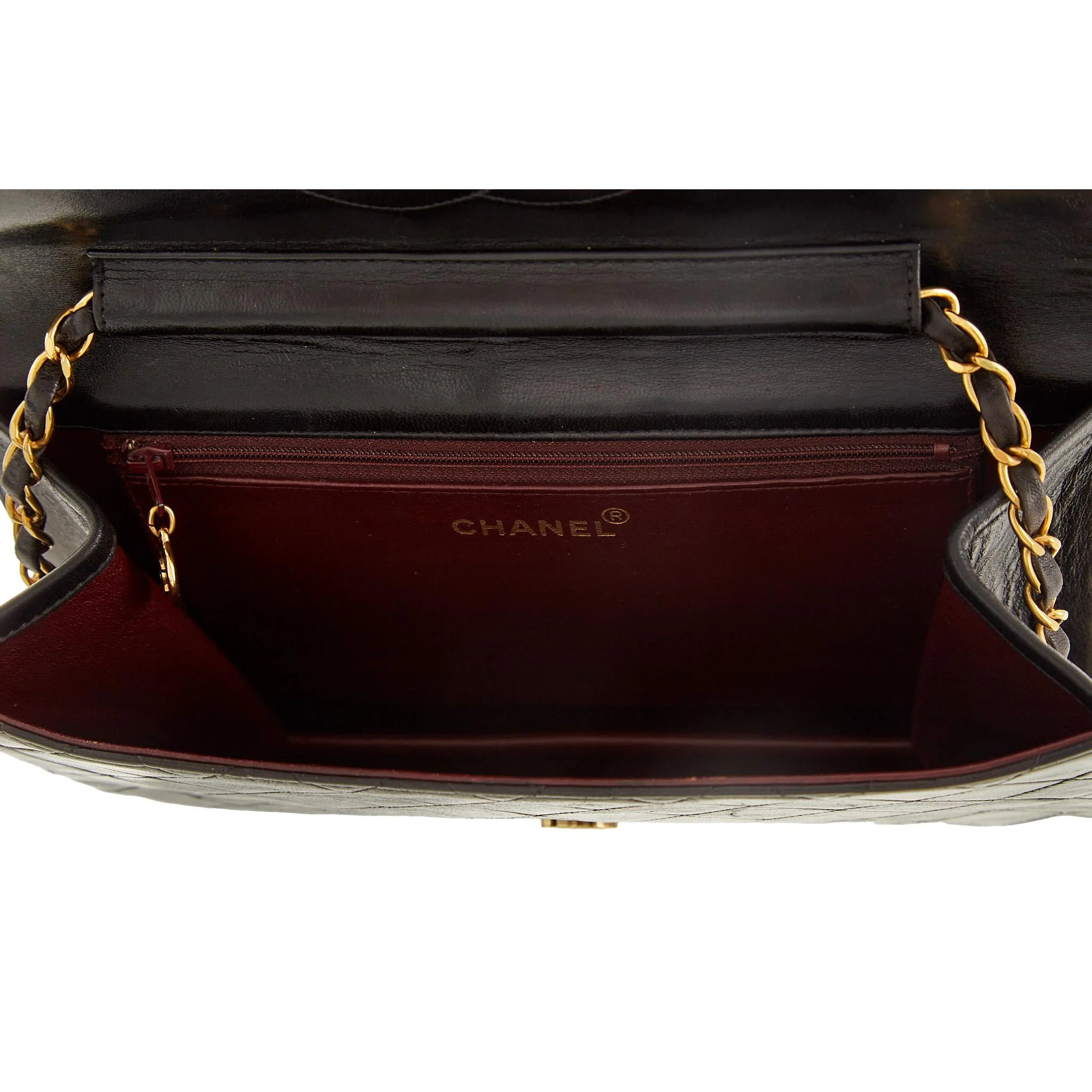 Chanel Black Chain Quilted Flap Bag - Image 4