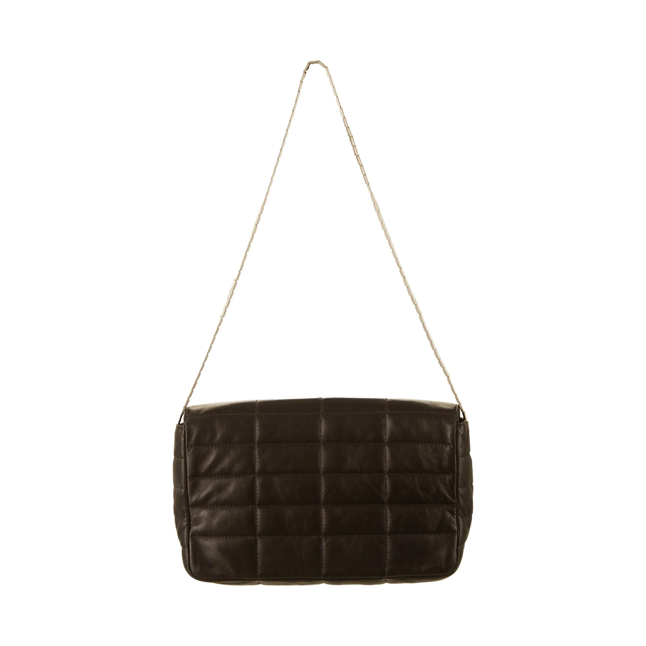 Chanel Black Choco Bar Chain Shoulder Bag - Image 2