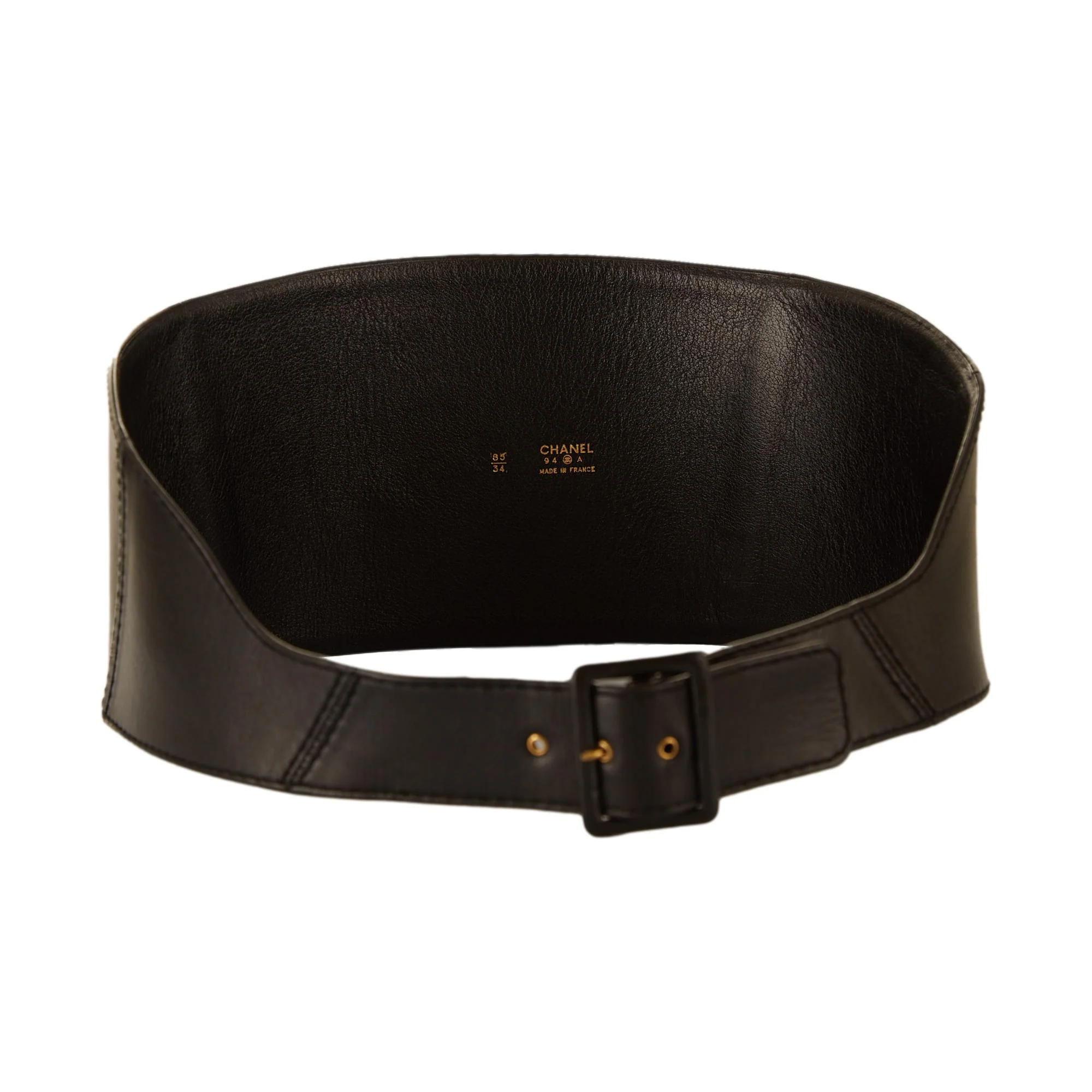 Chanel Black Corset Belt - Image 2
