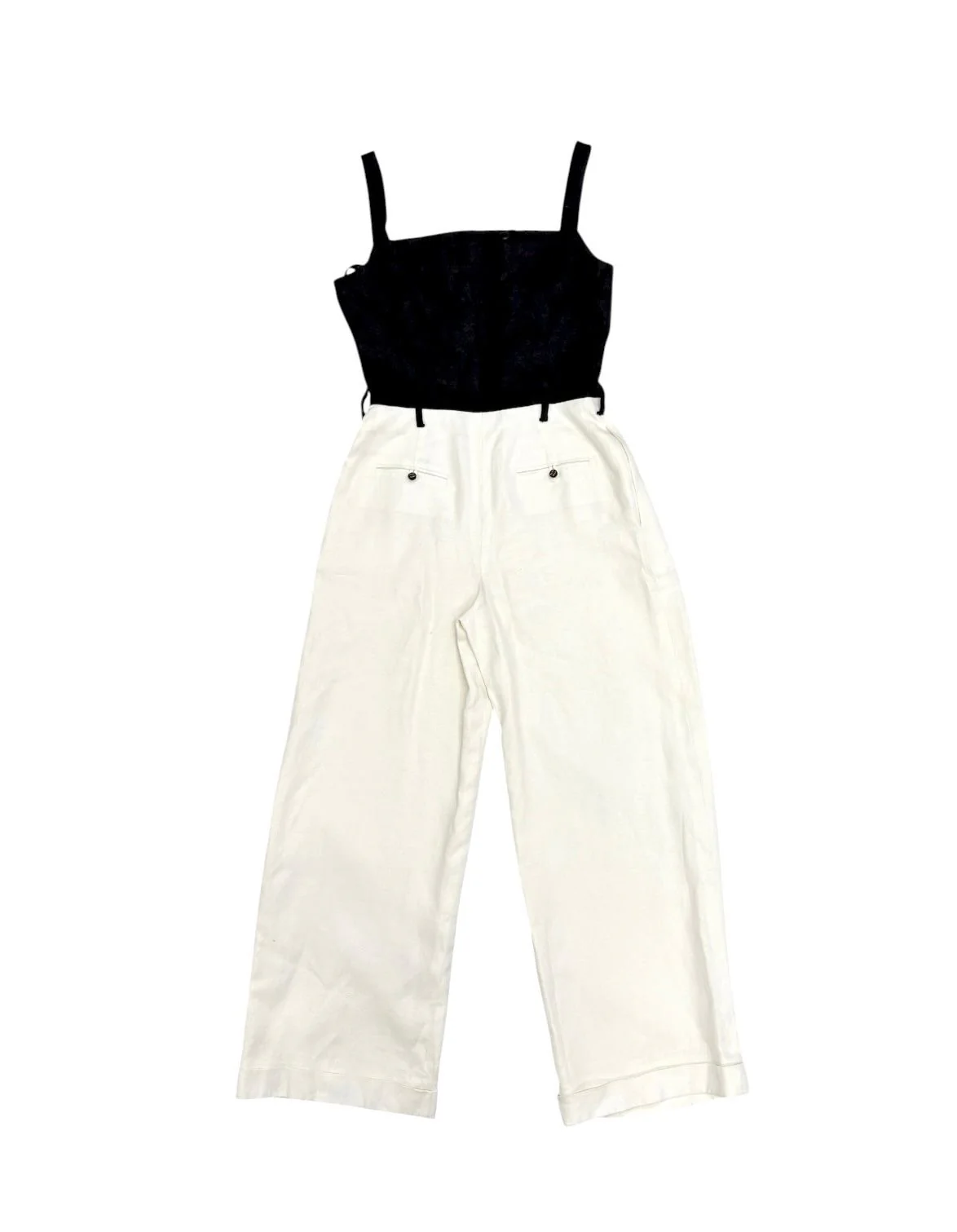 Chanel Black Corset Logo Jumpsuit - Image 3