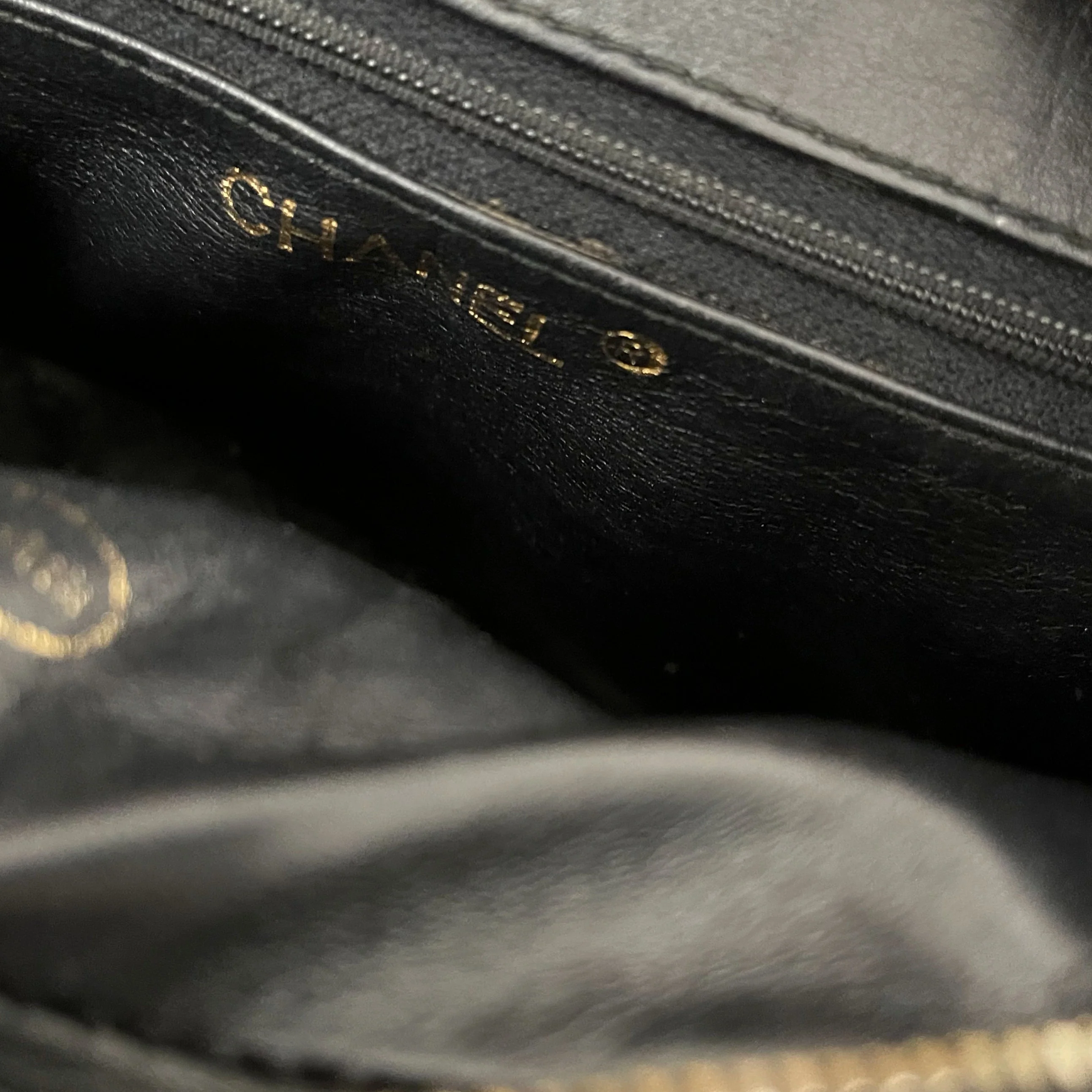 Chanel Black Lambskin Camera Bag - Image 5