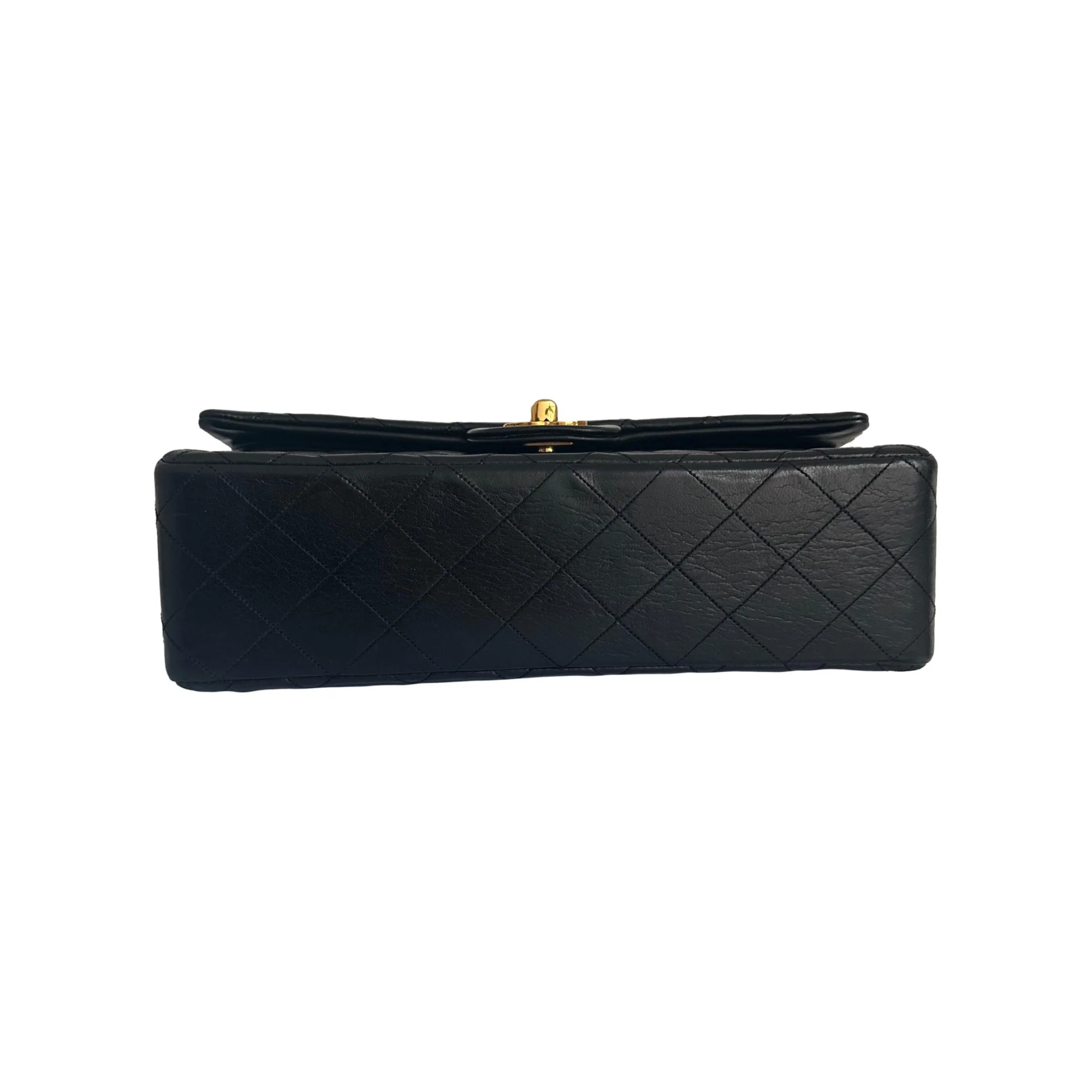 Chanel Black Lambskin Medium Double Flap Bag - Image 2