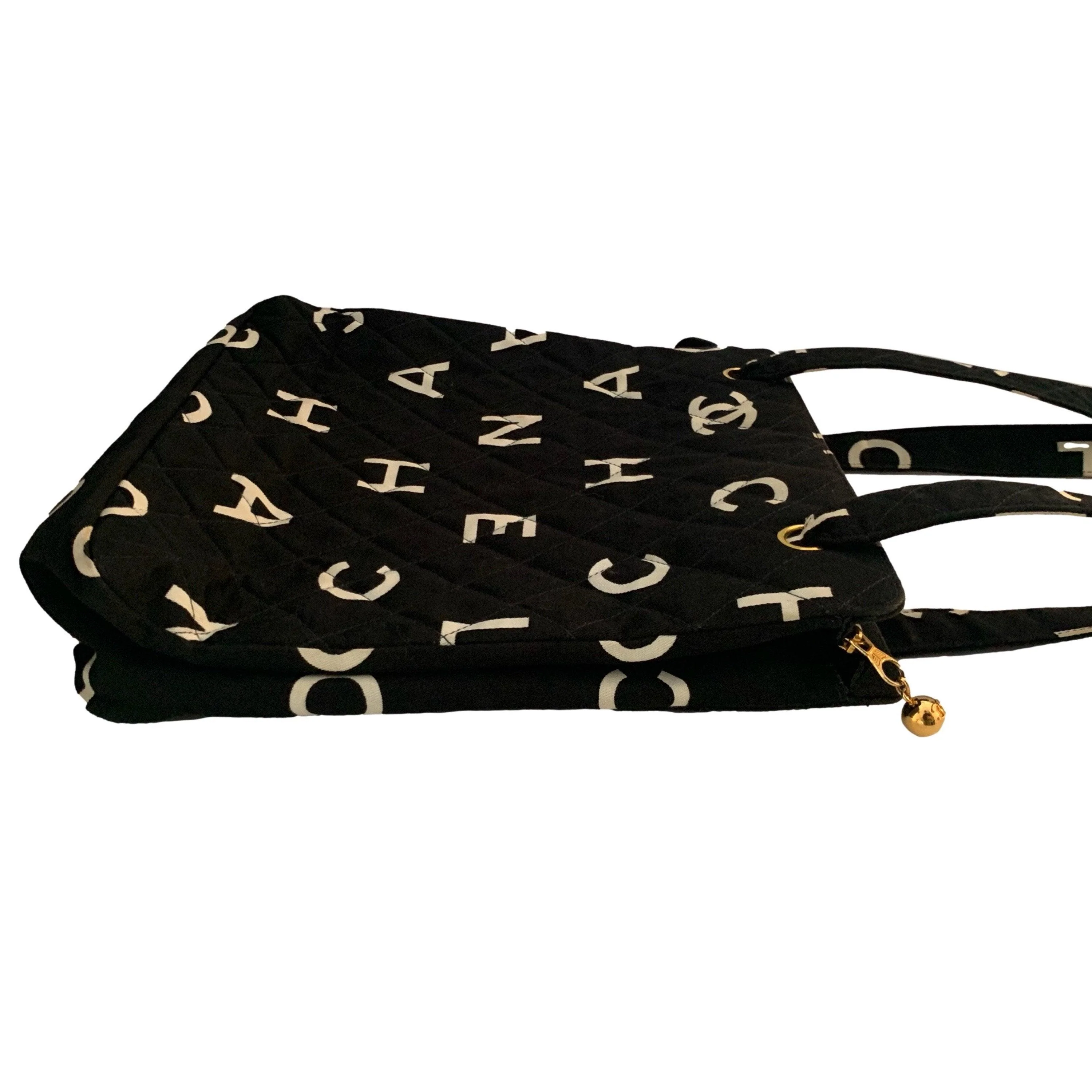 Chanel Black Logo Shoulder Bag - Image 2