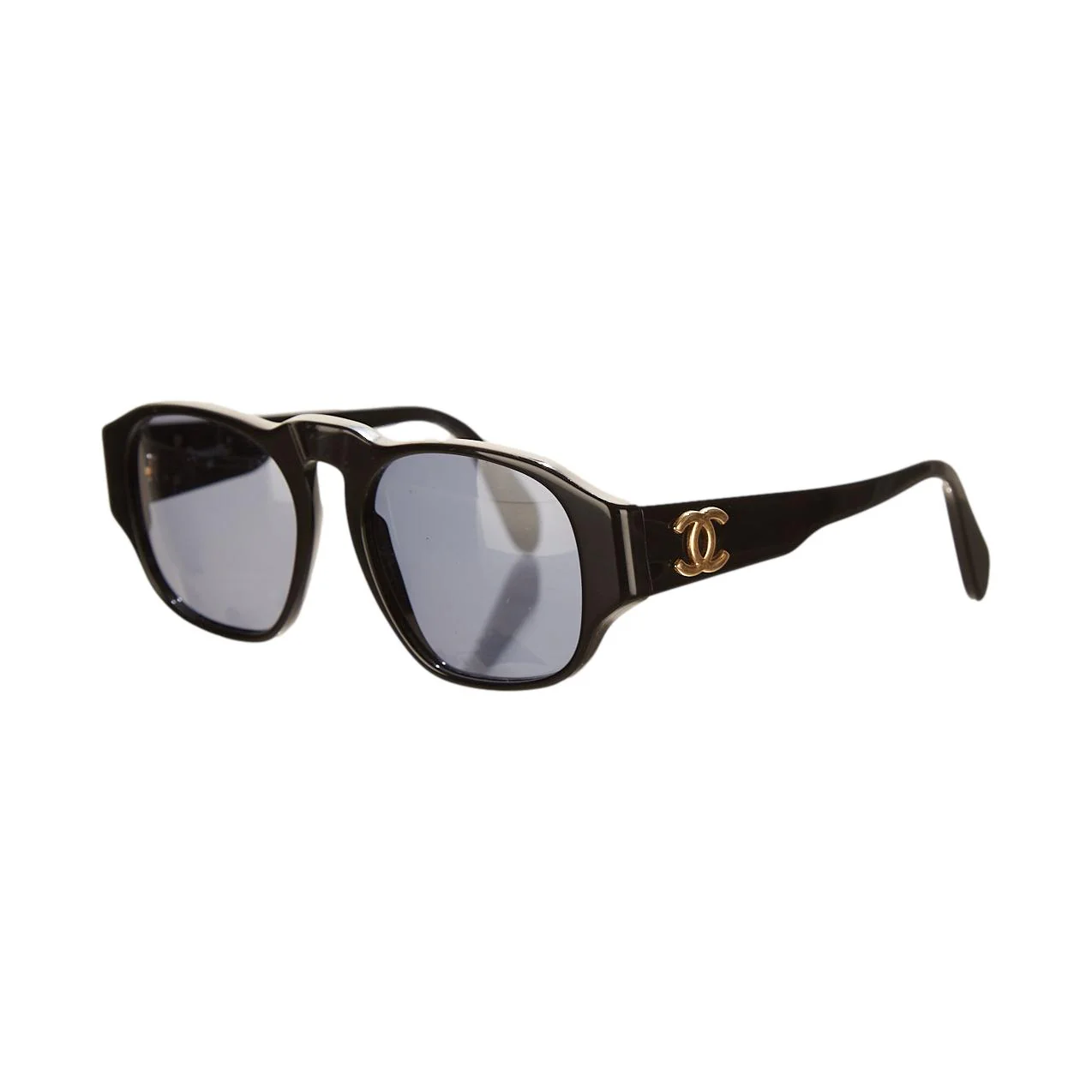 Chanel Black Logo Sunglasses