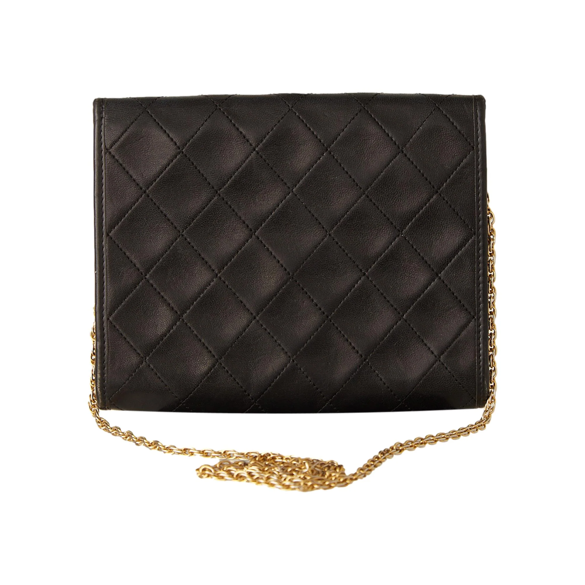 Chanel Black Mini Chain Bag - Image 2