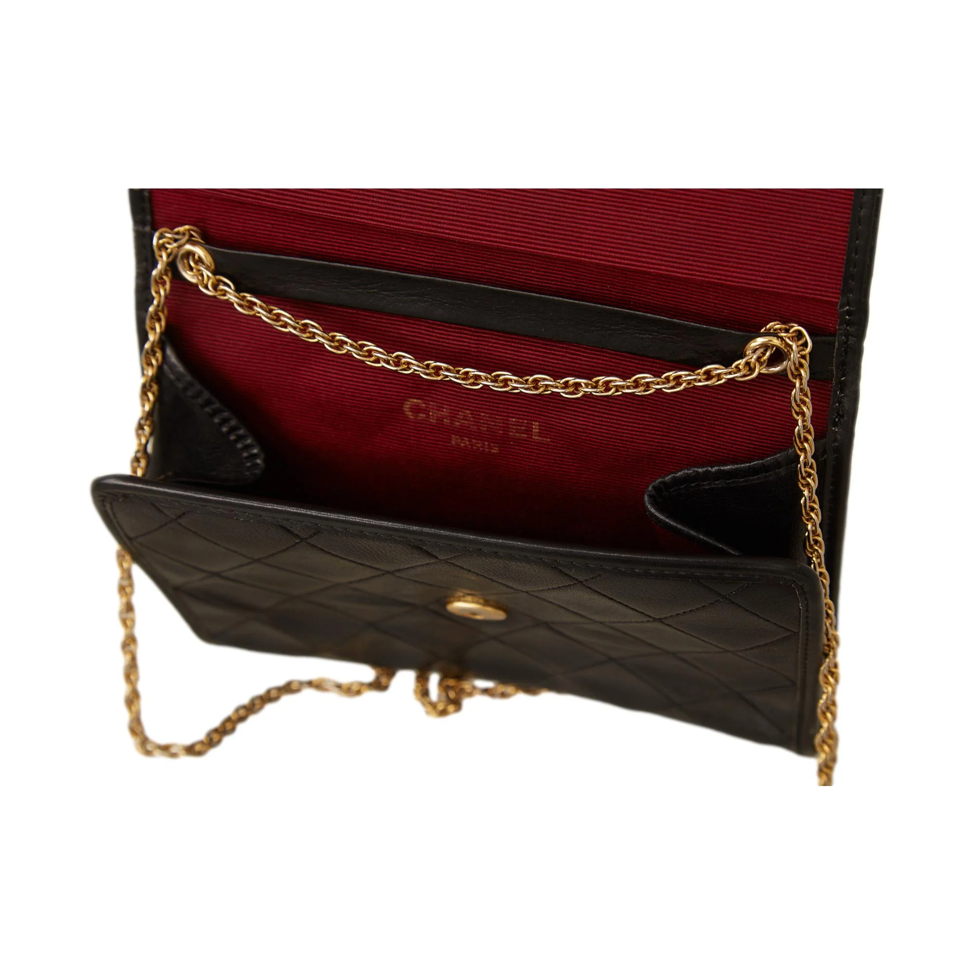 Chanel Black Mini Chain Bag - Image 4