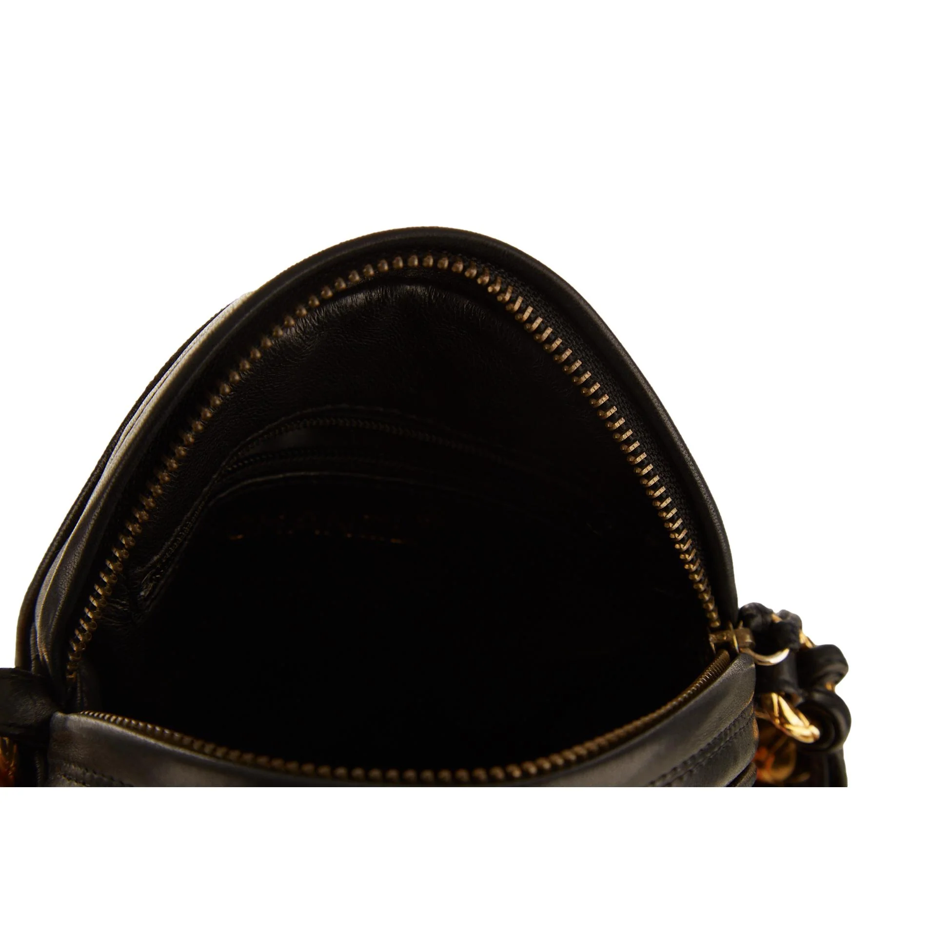 Chanel Black Mini Round Tassel Shoulder Bag - Image 4