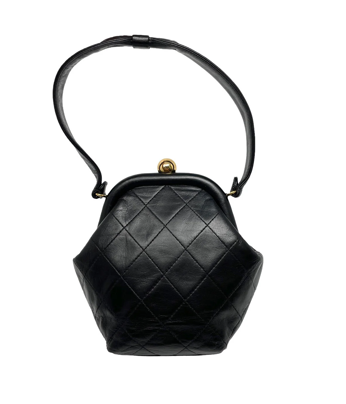 Chanel Black Mini Top Handle Bag - Image 2