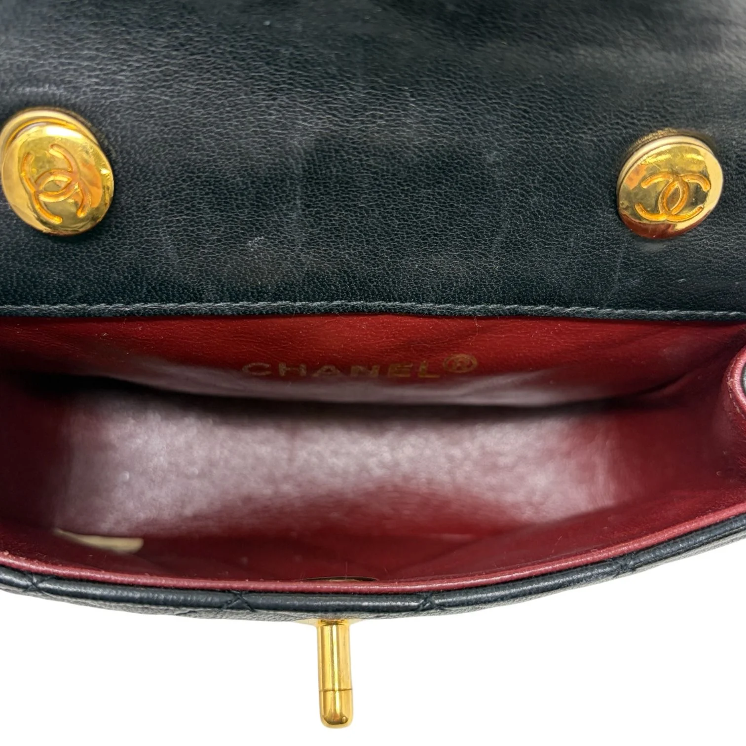 Chanel Black Mini Turnlock Flap Bag - Image 5