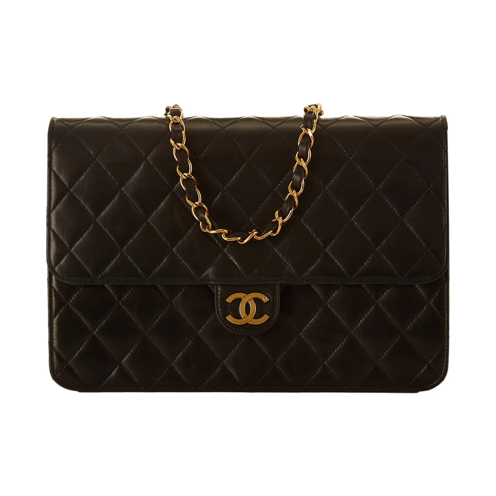 Chanel Black Quilted Chain Shoulder Bag