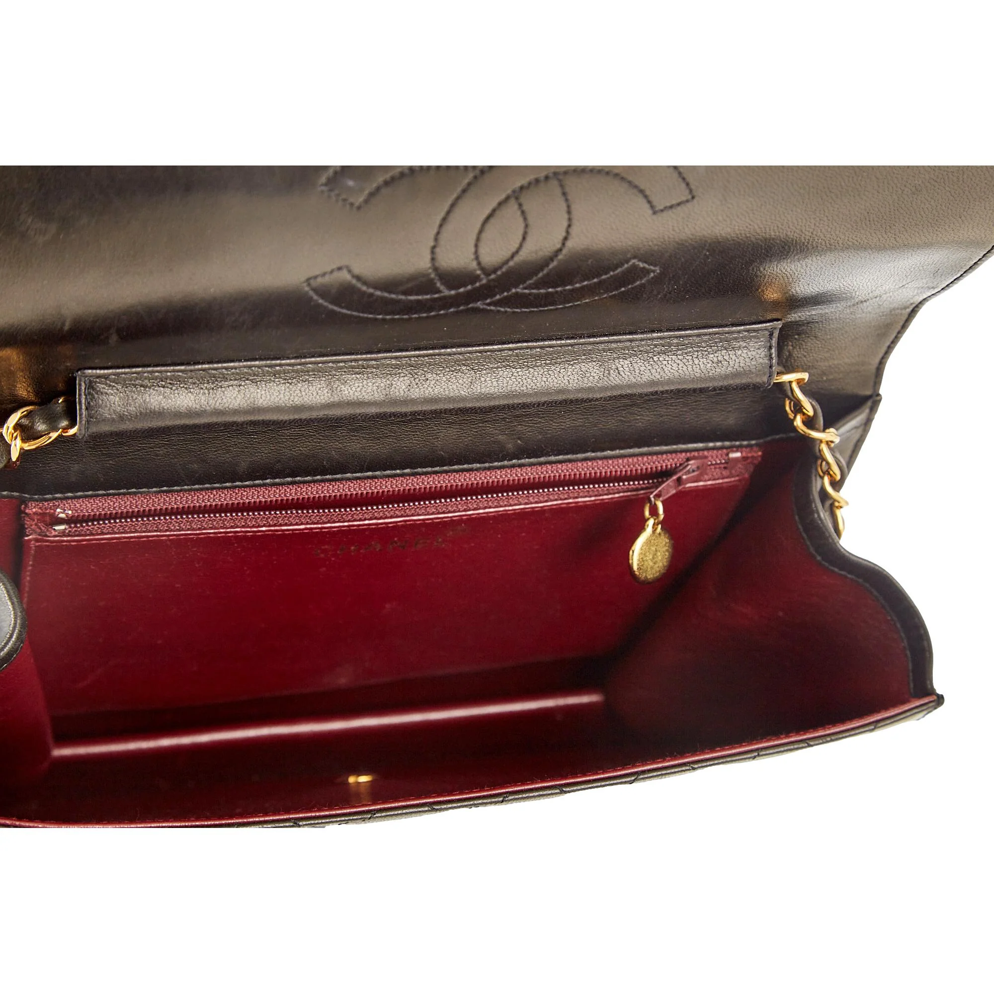 Chanel Black Quilted Chain Shoulder Bag - Image 4