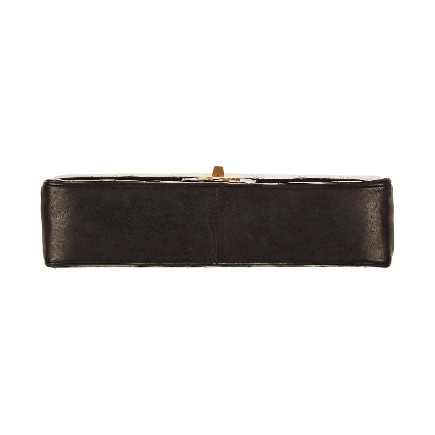 Chanel Black Quilted Double Flap Bag - Image 4