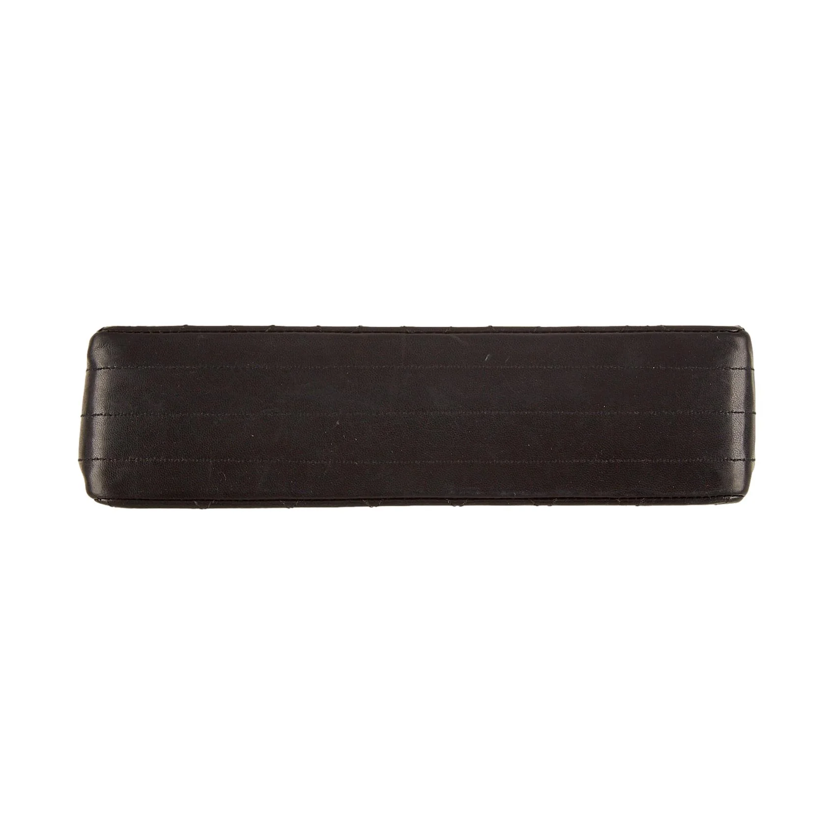 Chanel Black Quilted Logo Flap Bag - Image 3