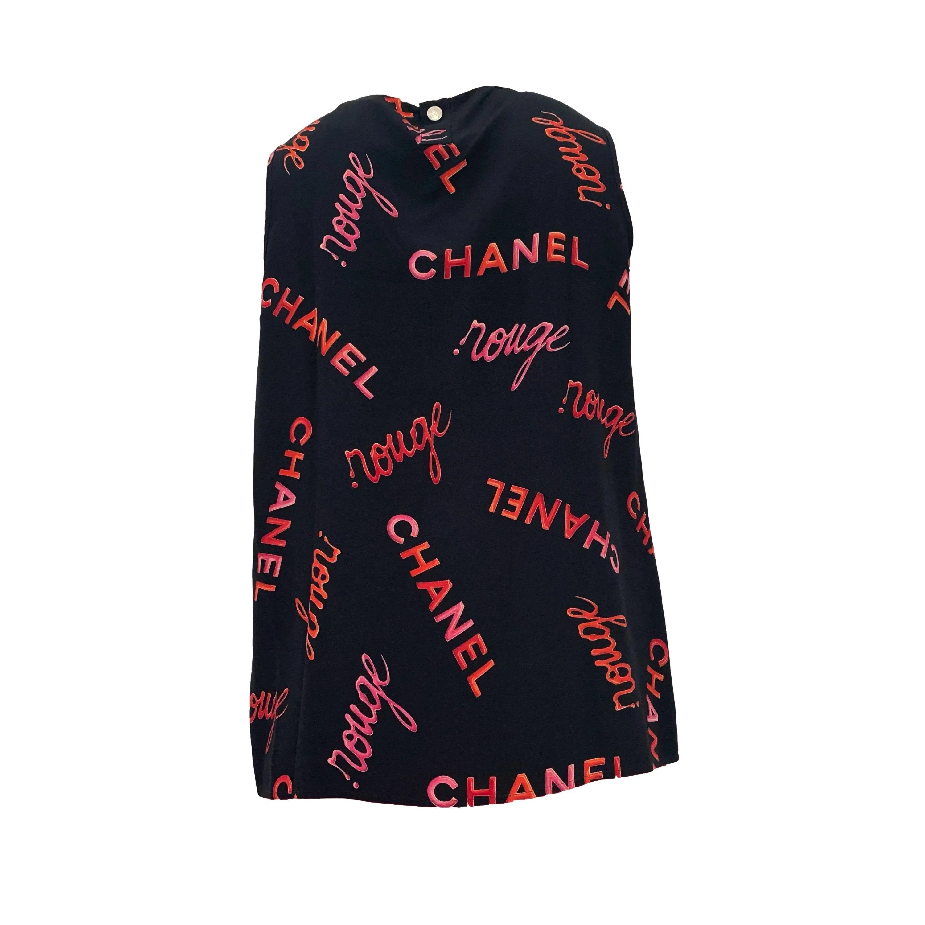 Chanel Black Rouge Tank - Image 2