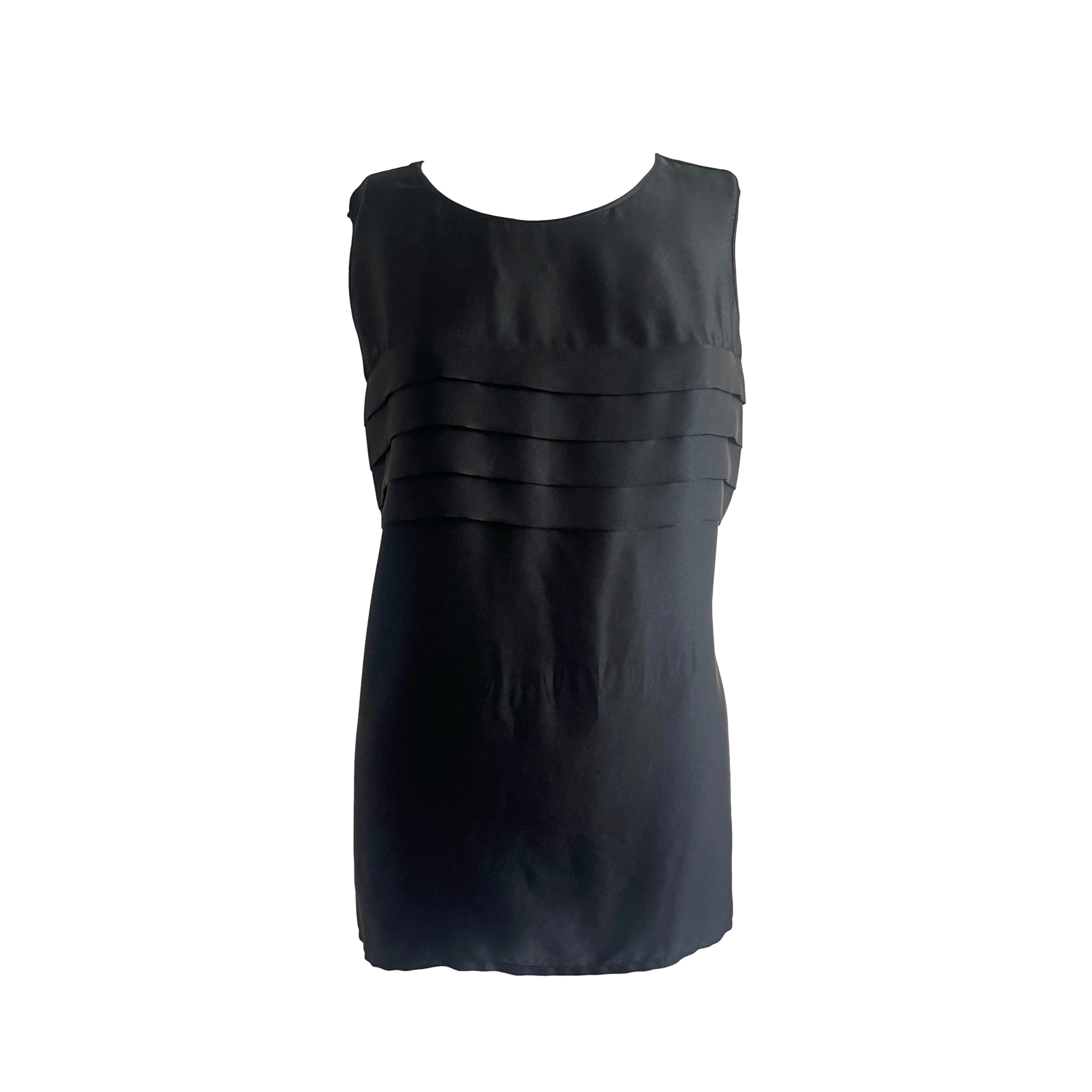 Chanel Black Silk Tank Top š°