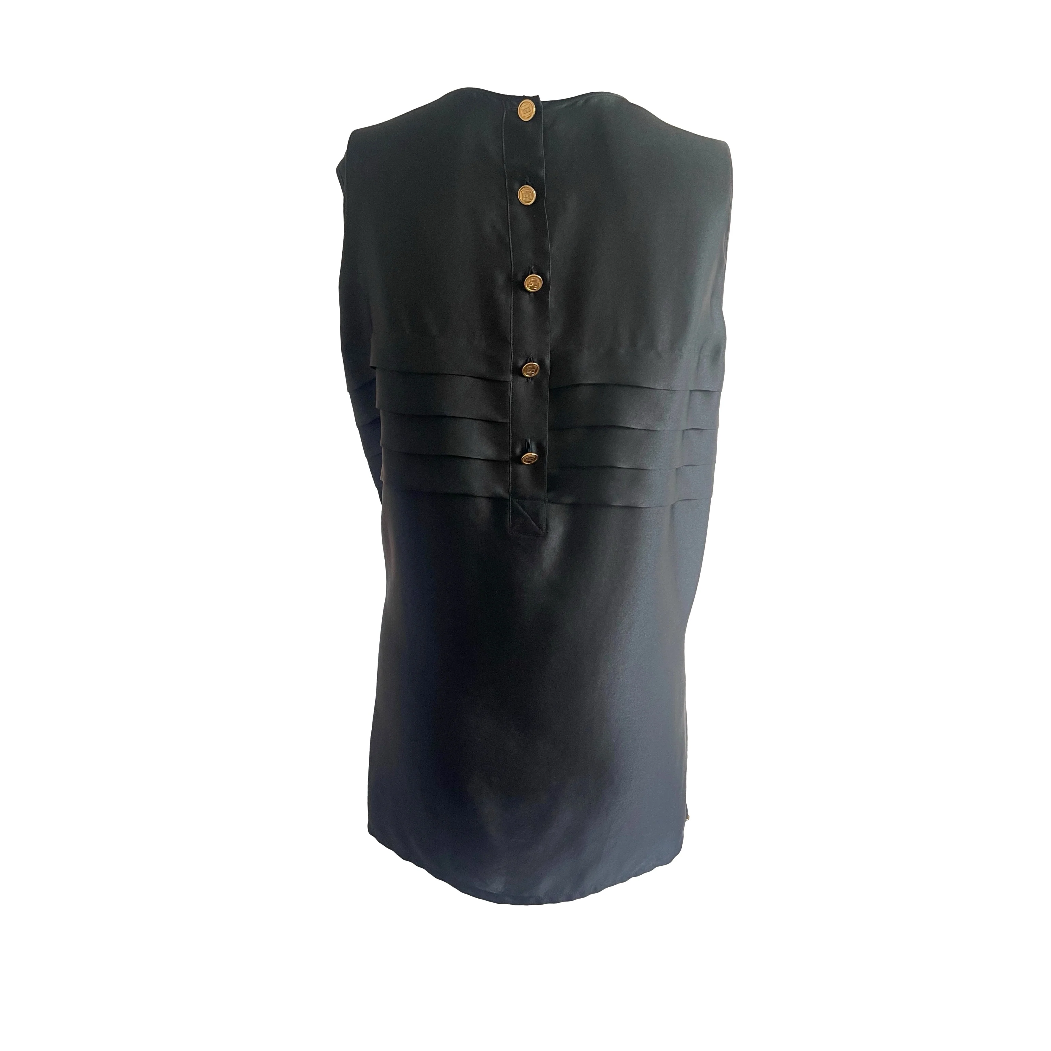 Chanel Black Silk Tank Top š° - Image 2