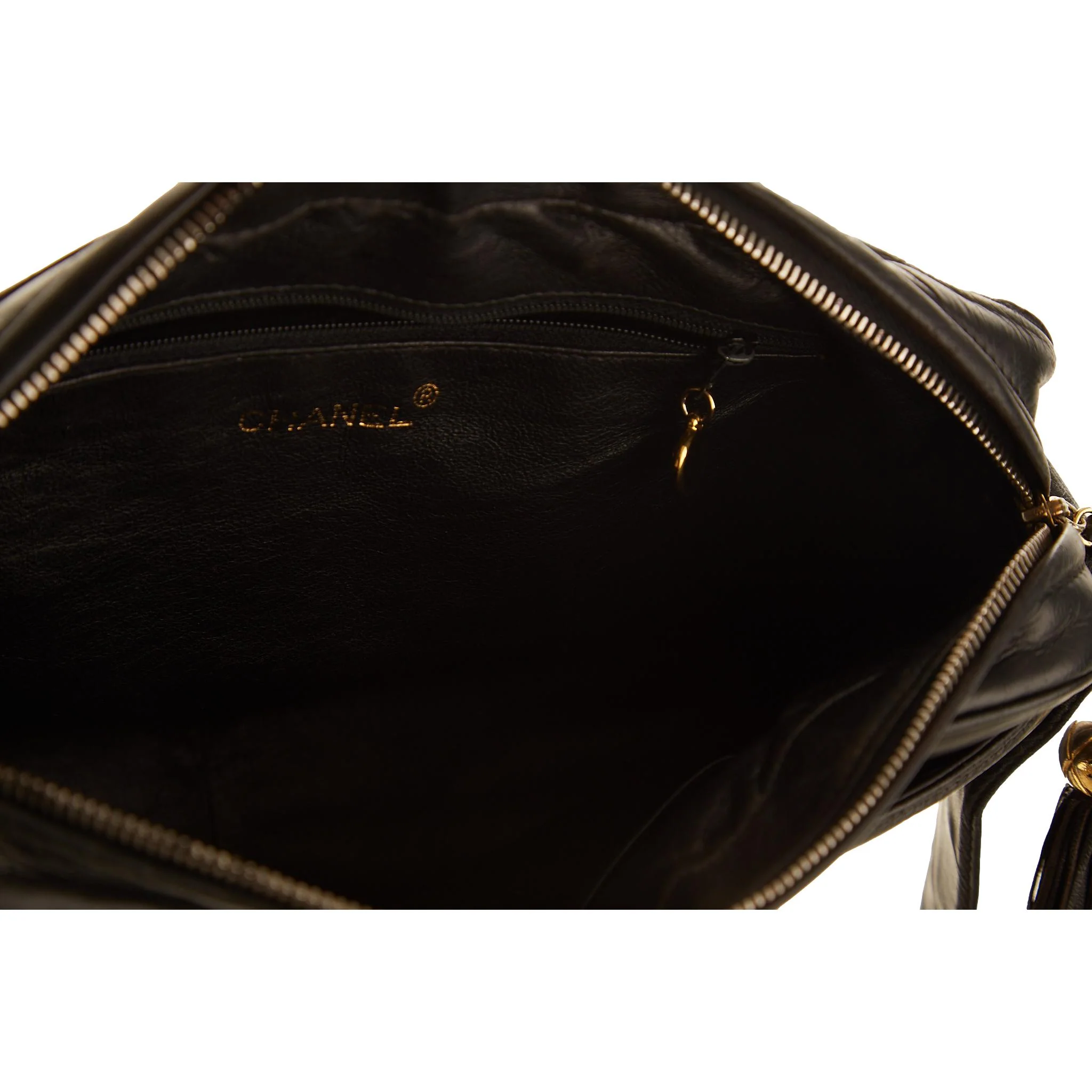 Chanel Black Triple Logo Shoulder Bag - Image 5