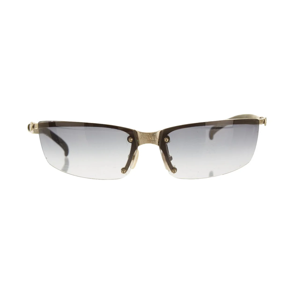 Chanel Blue Logo Sunglasses - Image 2