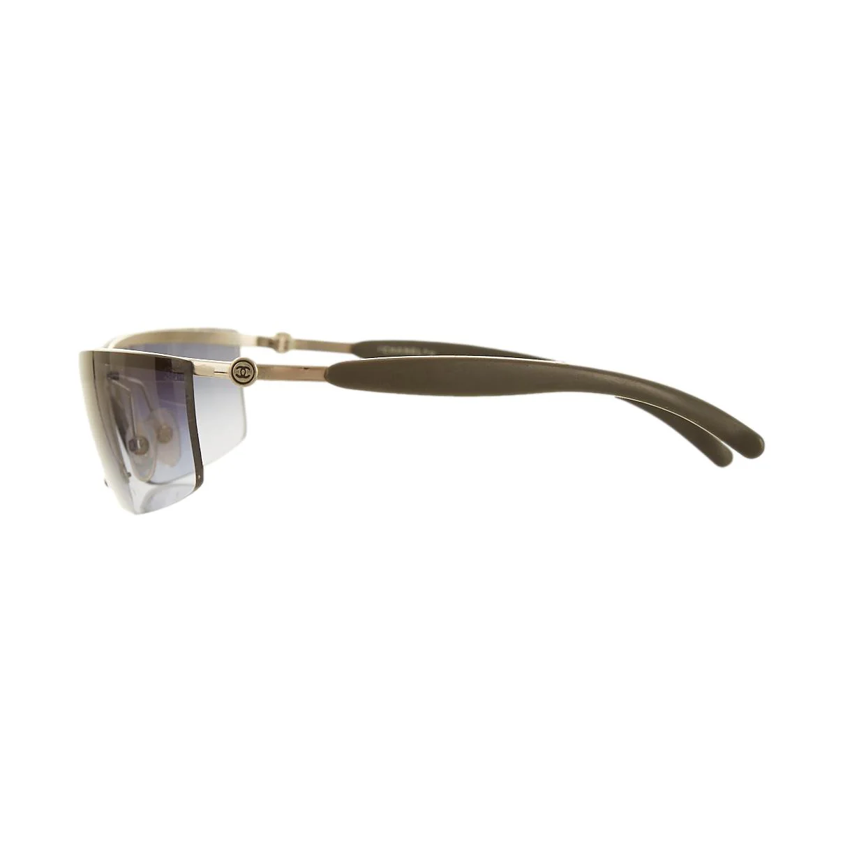 Chanel Blue Logo Sunglasses - Image 3