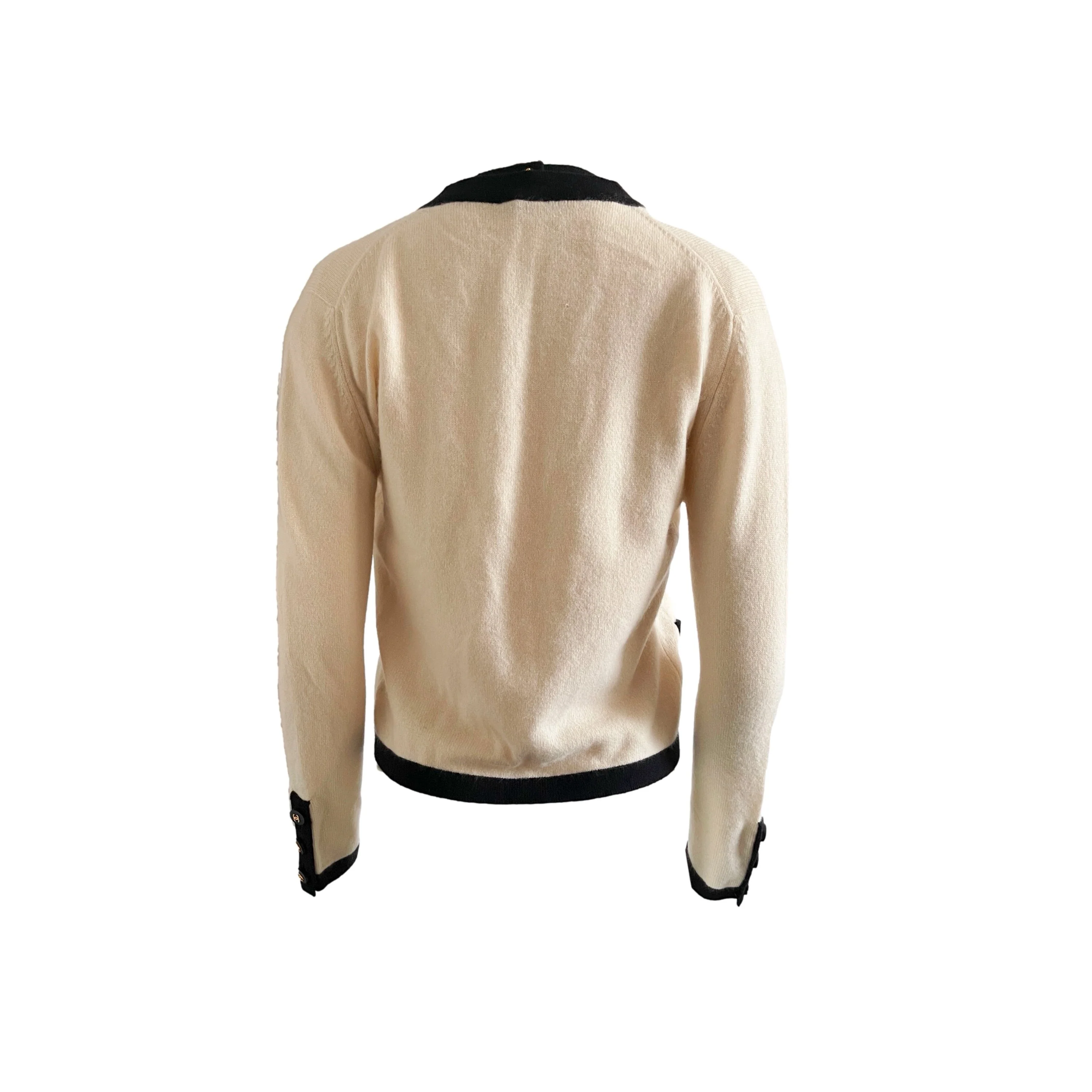 Chanel Cream Cashmere Twin Set - Image 2