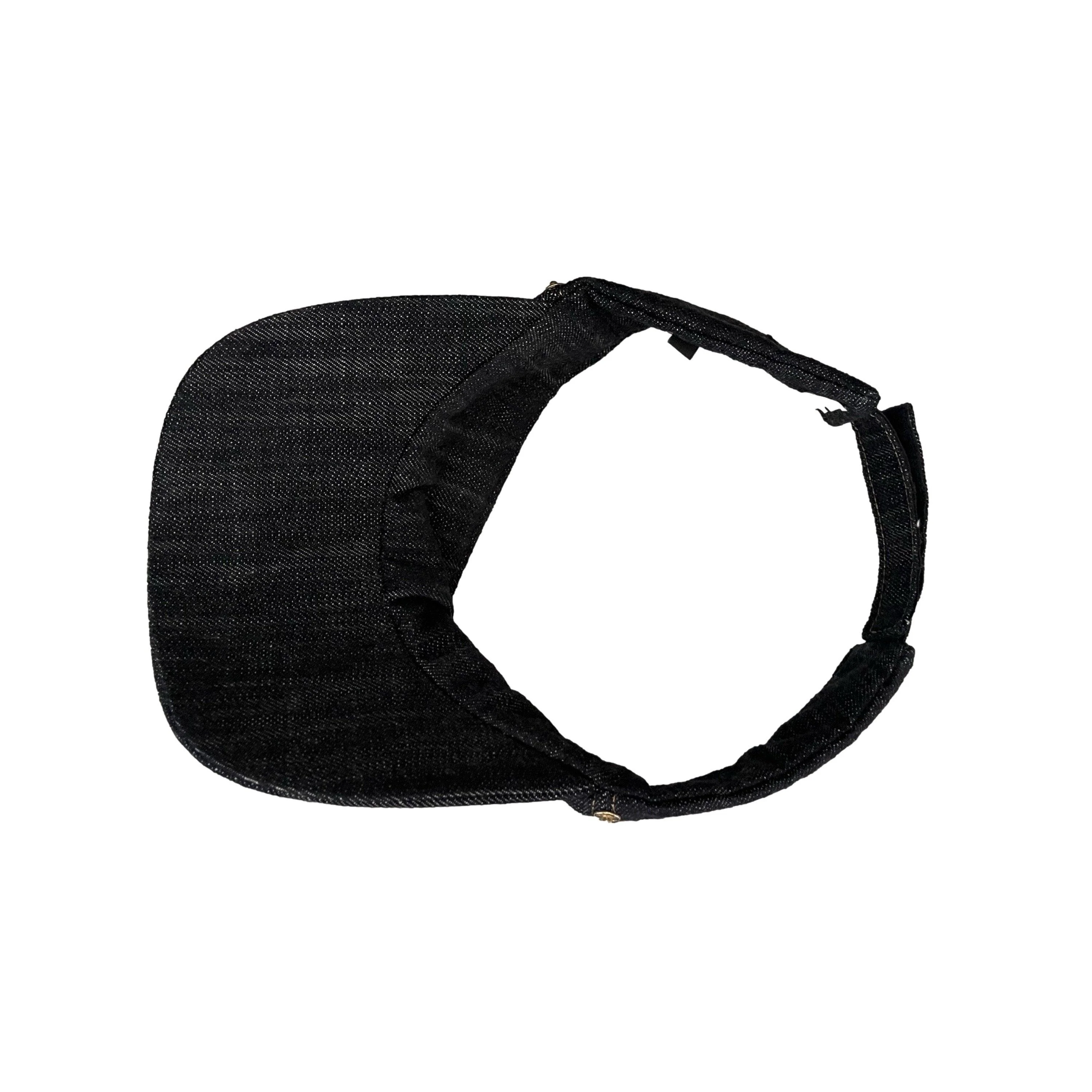 Chanel Denim Logo Visor - Image 3