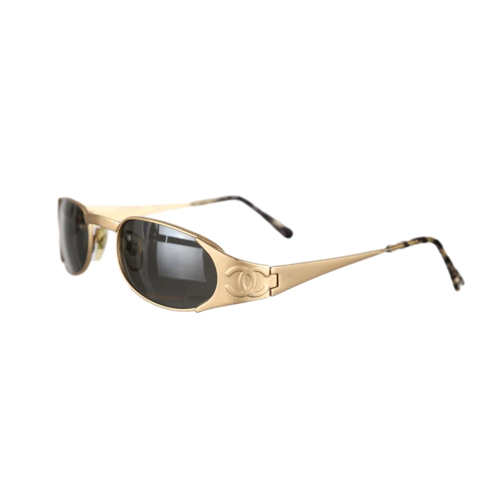 Chanel Gold Logo Sunglasses
