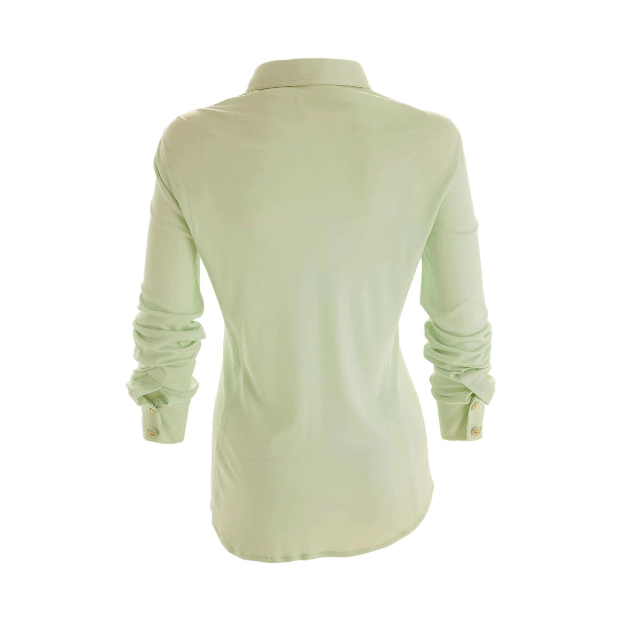 Chanel Green Logo Button Down - Image 2