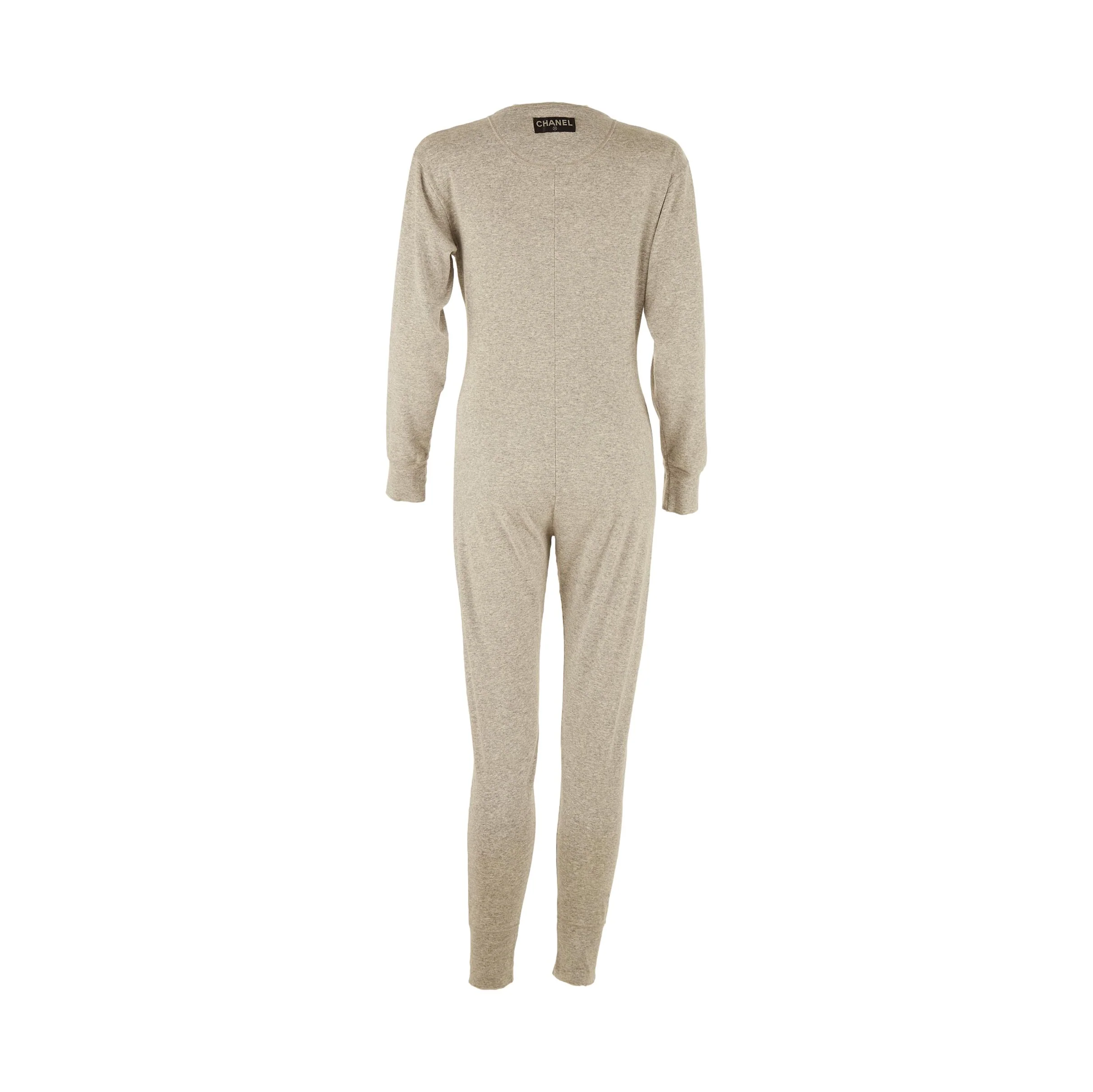 Chanel Grey Logo Playsuit
