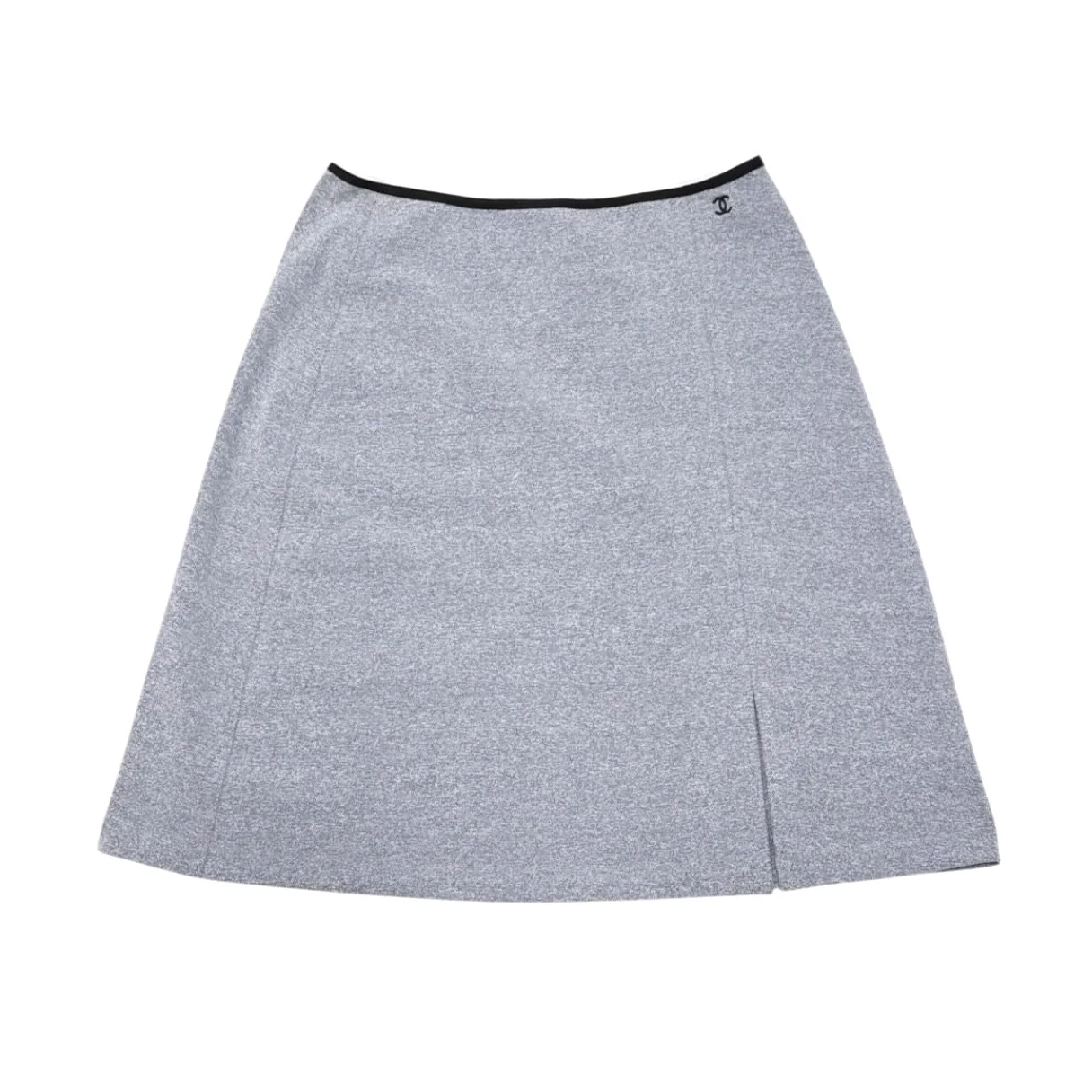Chanel Grey Logo Sport Skirt