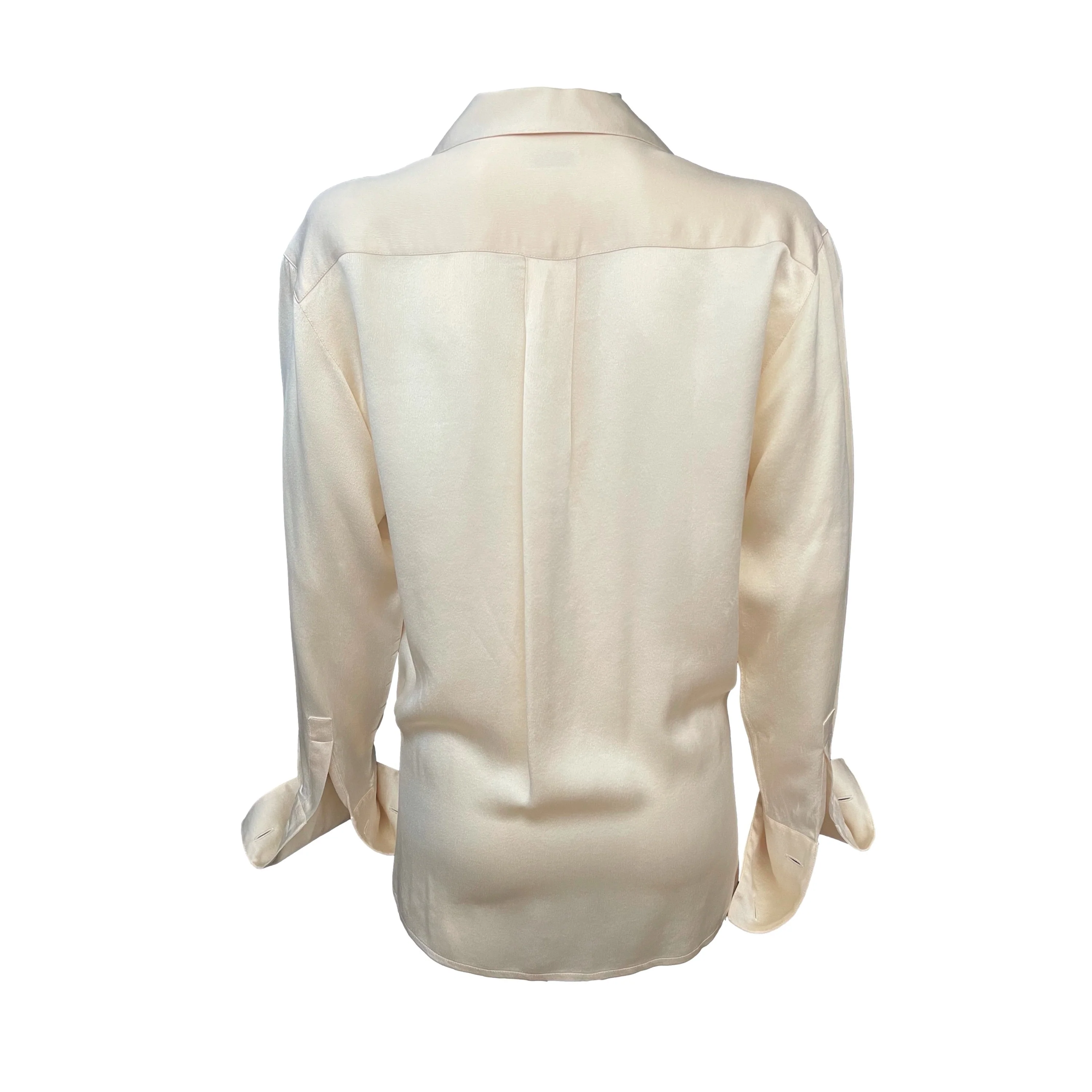 Chanel Ivory Logo Button Down - Image 2