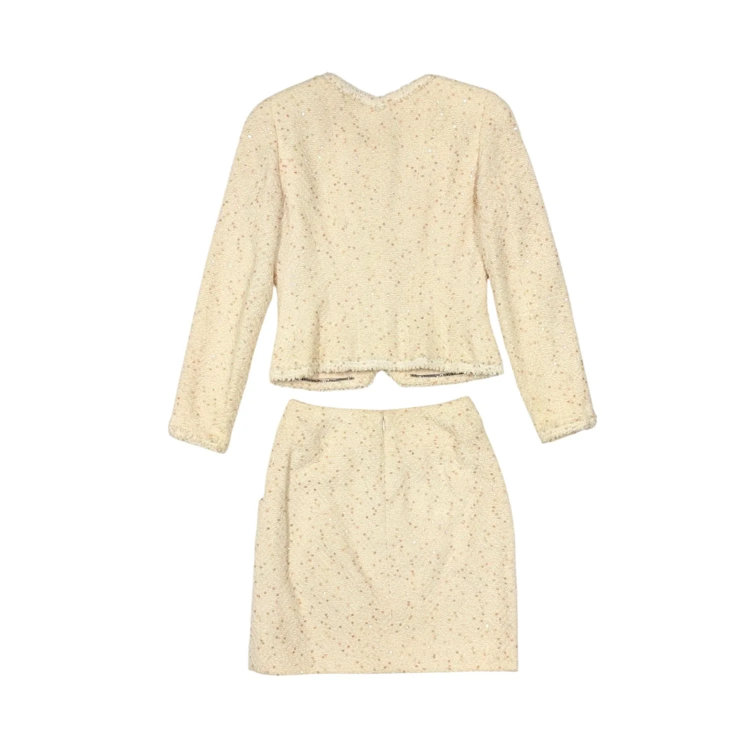 Chanel Ivory Skirt Set - Image 3