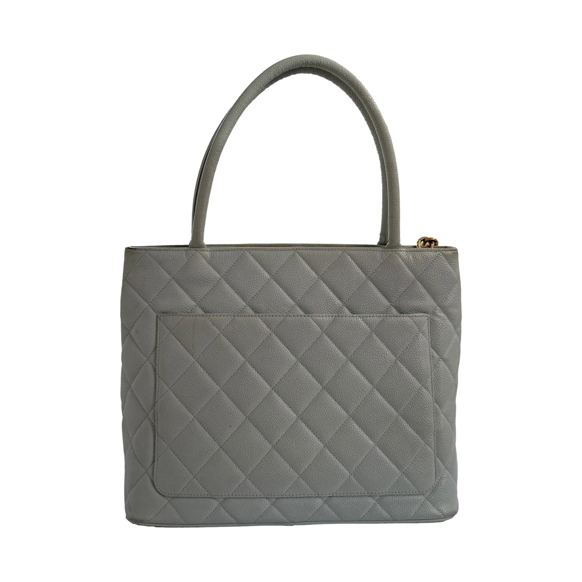 Chanel Light Blue Medallion Top Handle Bag - Image 2