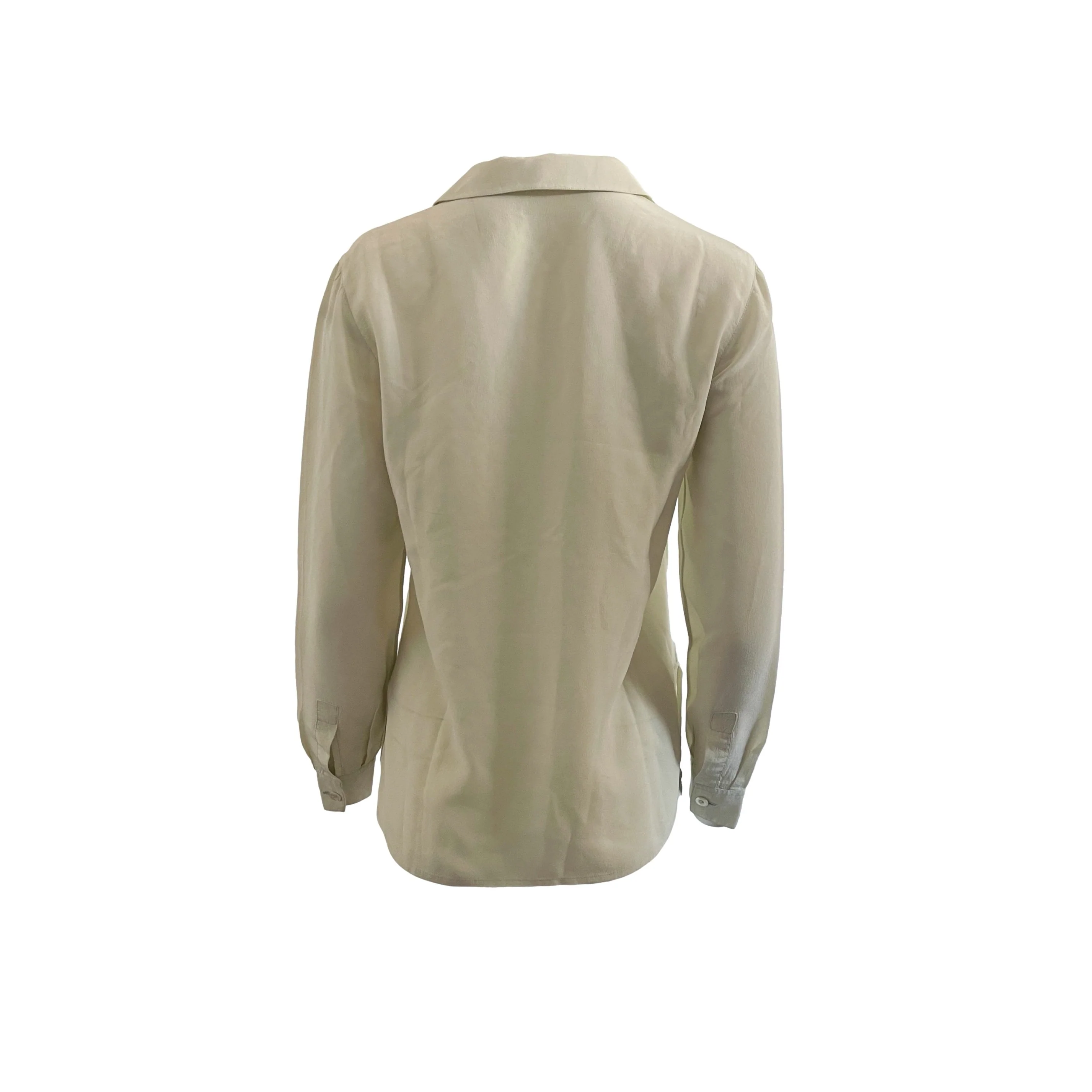 Chanel Light Green Logo Button Down - Image 2