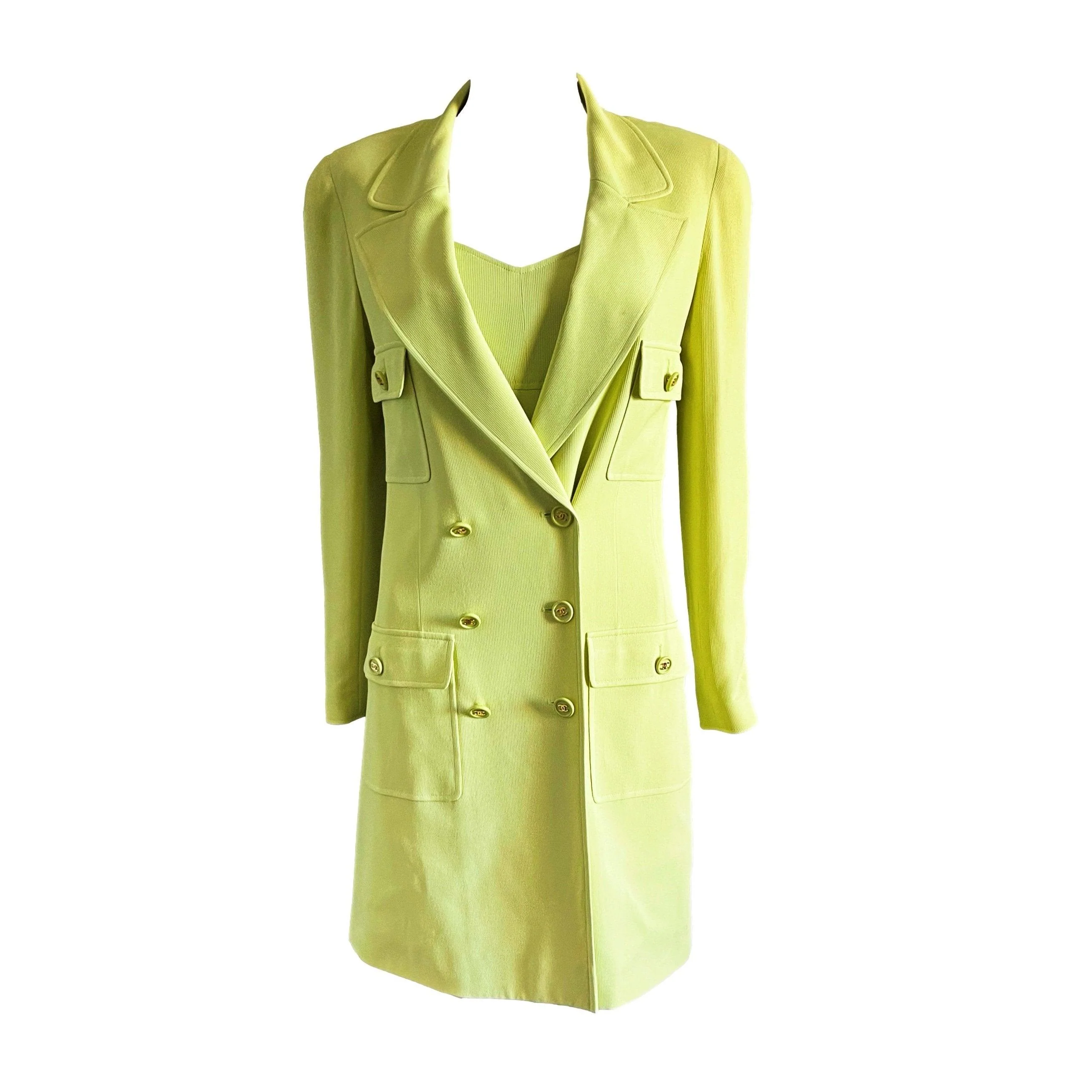 Chanel Lime Green Romper Set