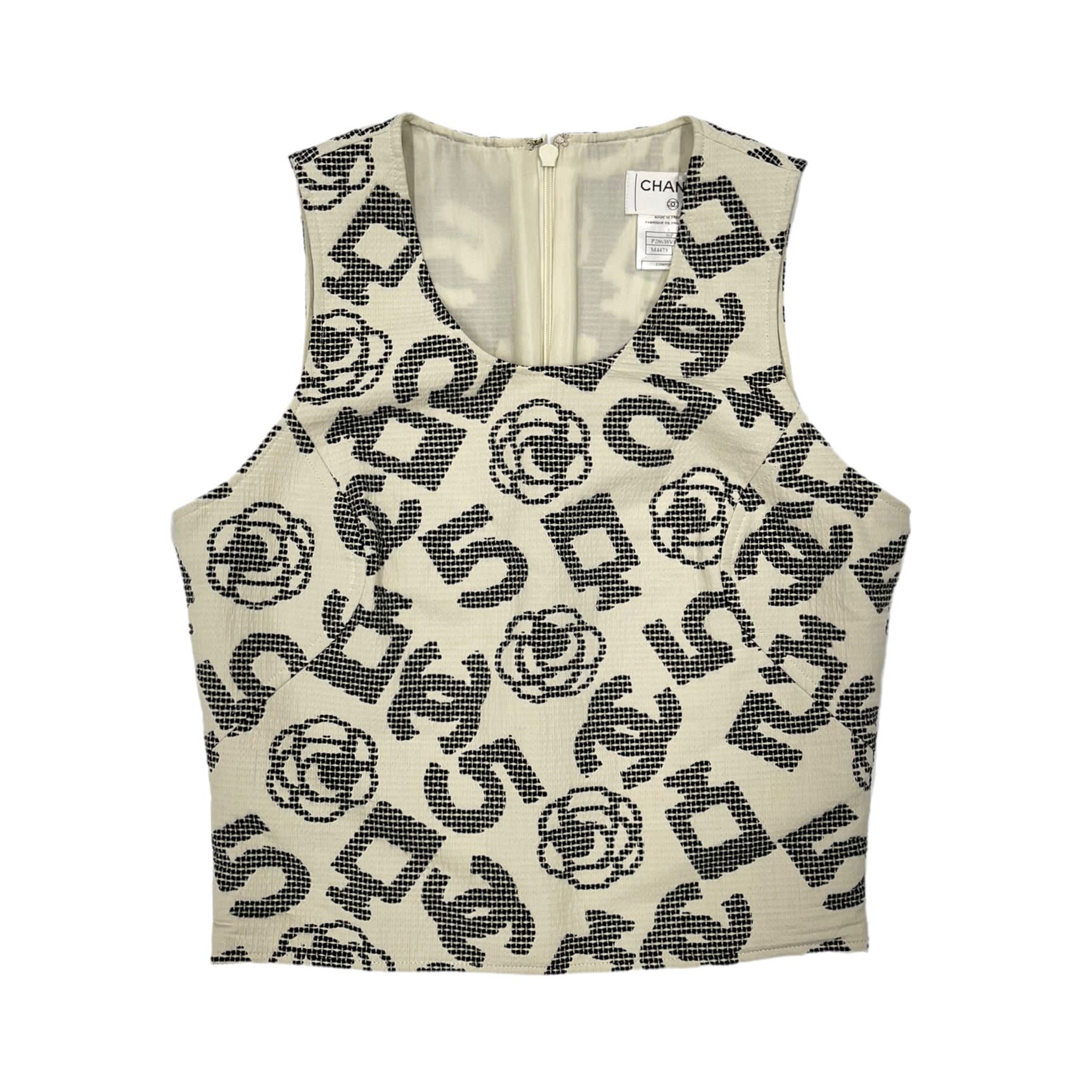 Chanel Logo Corset Top