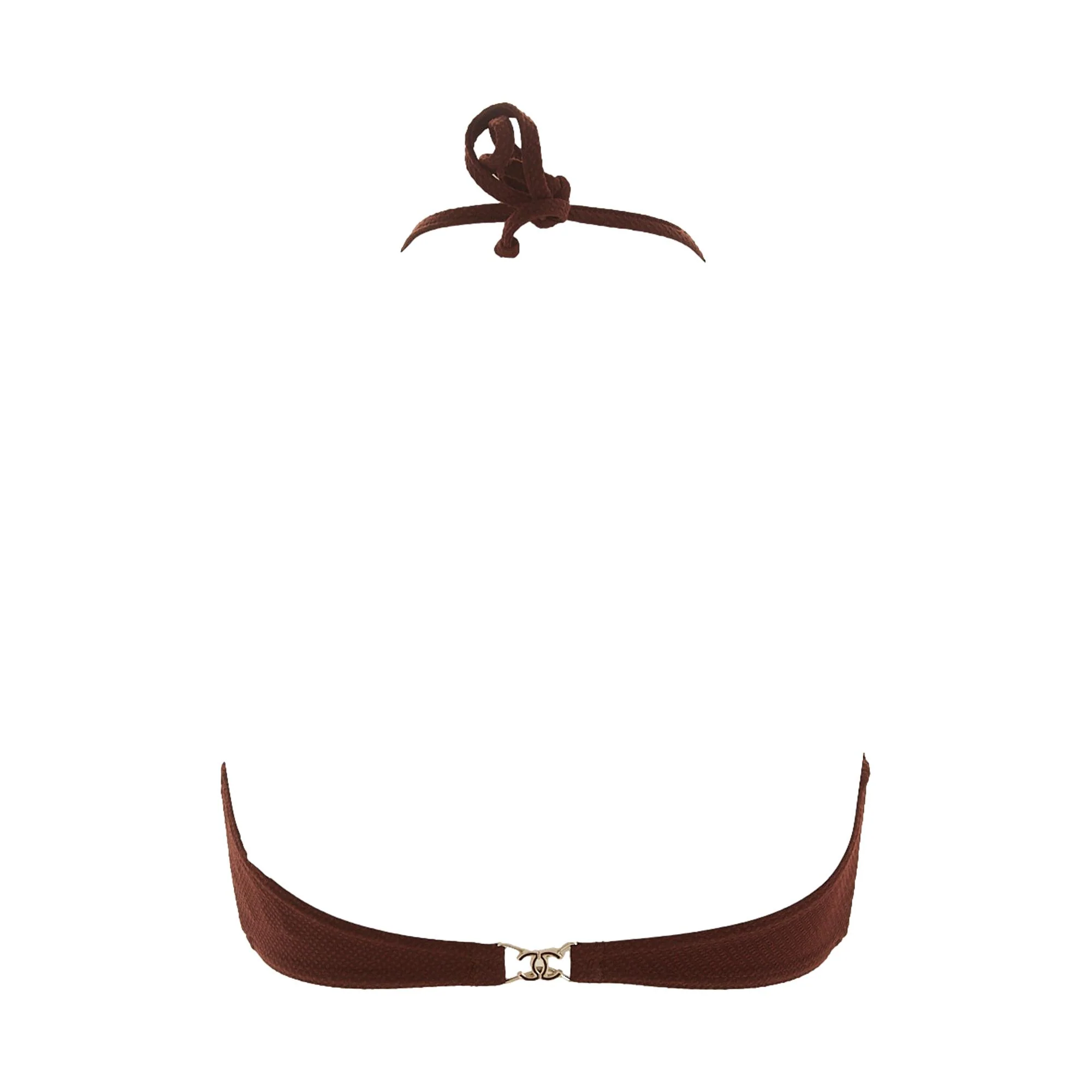 Chanel Brown Logo Clasp Top - Image 2