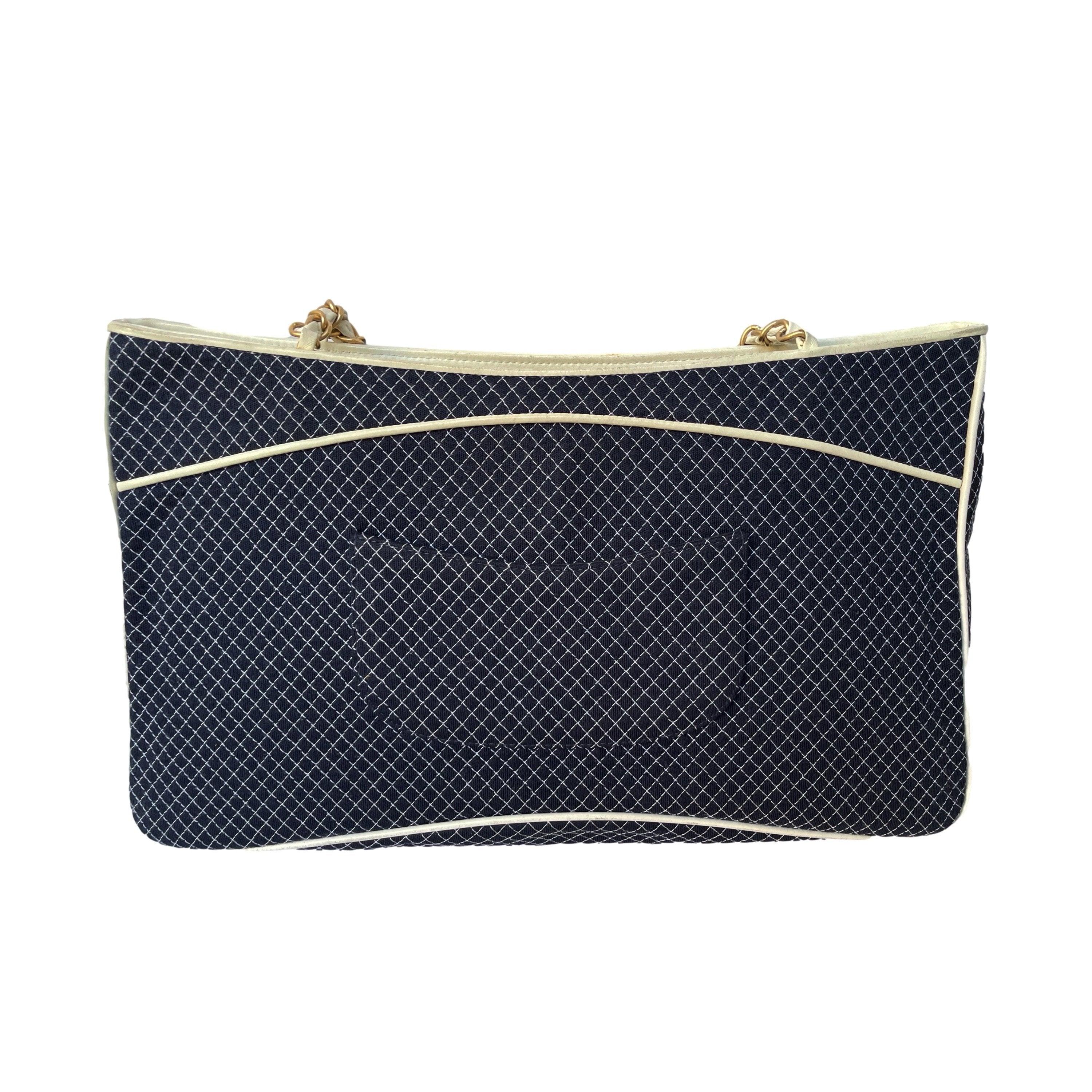 Chanel Navy Shoulder Bag - Image 3