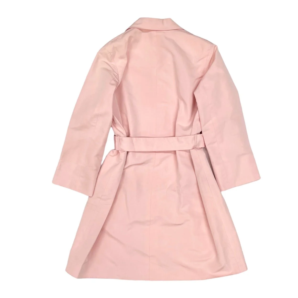 Chanel Pink Logo Button Trench Coat - Image 2