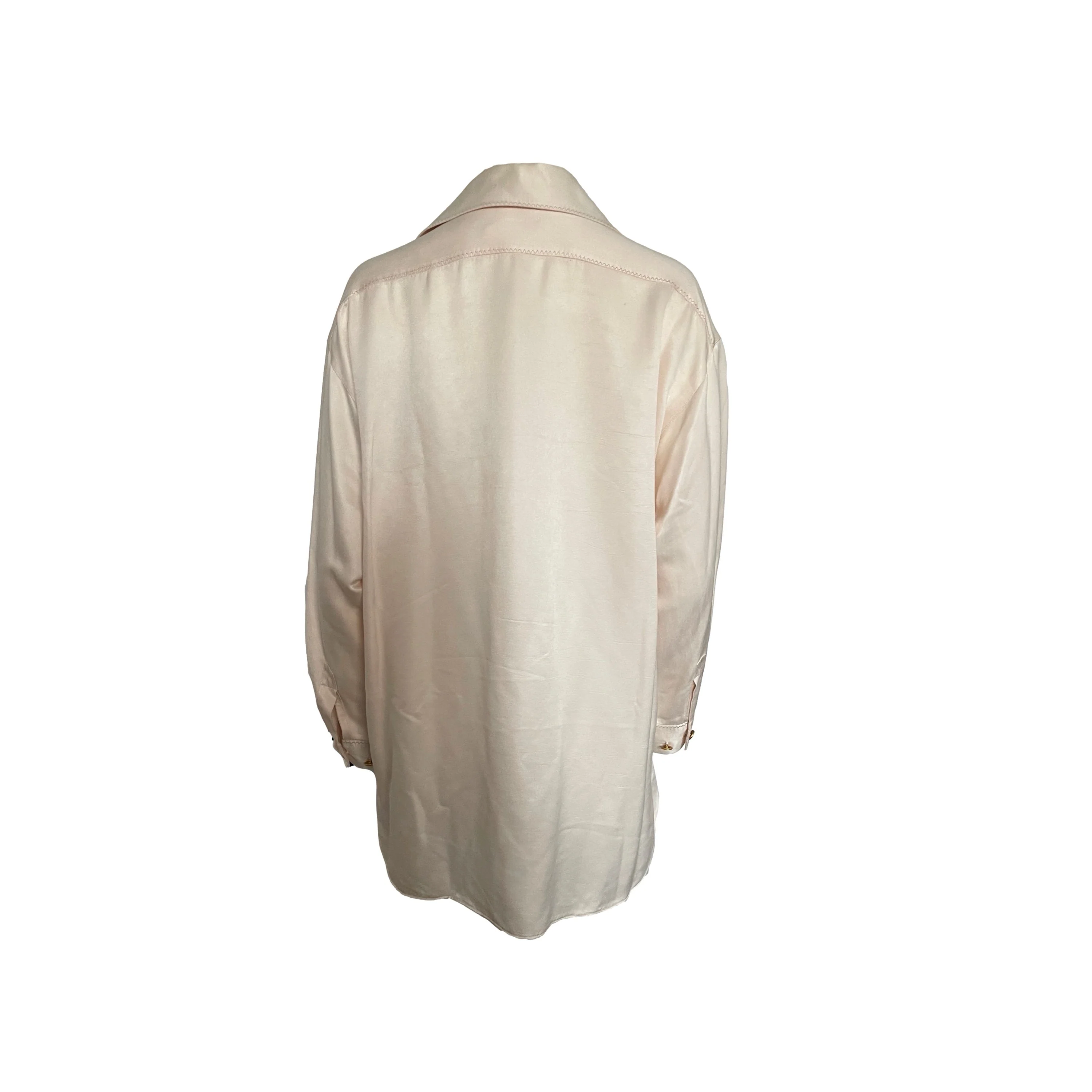 Chanel Rose Pocket Logo Button Down - Image 2